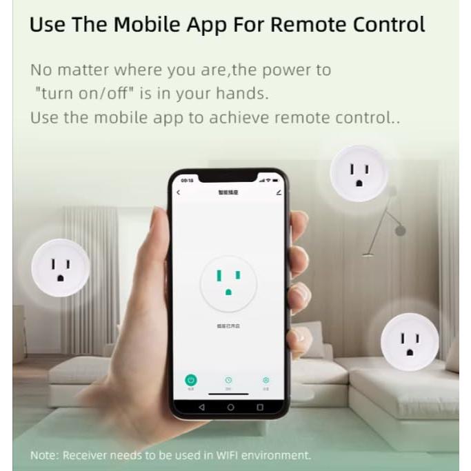 Enchufe Inteligente WiFi Konlen Control Remoto Alexa