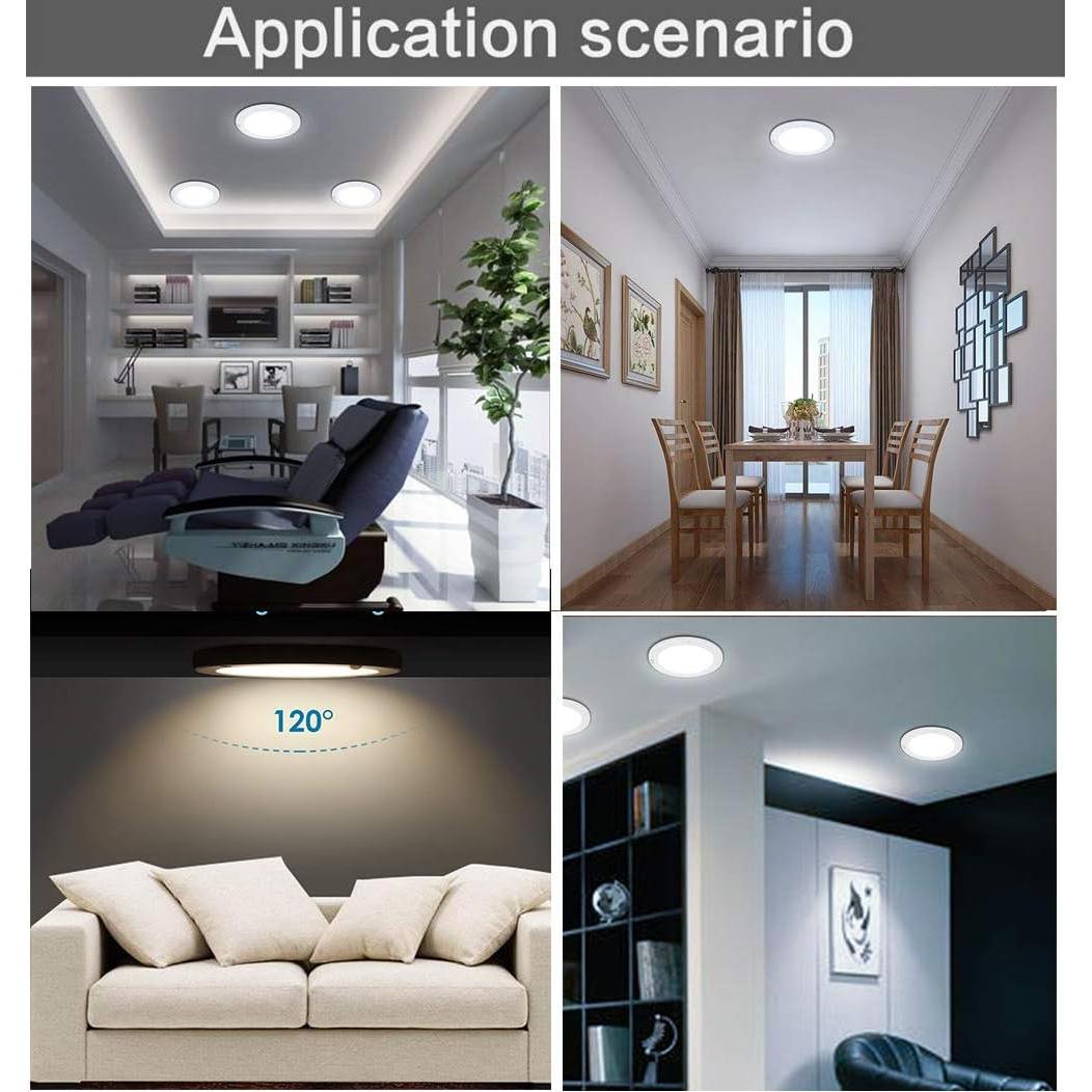 Luz de Techo LED S NMT 1200 Lúmenes Sensor Movimiento 15W