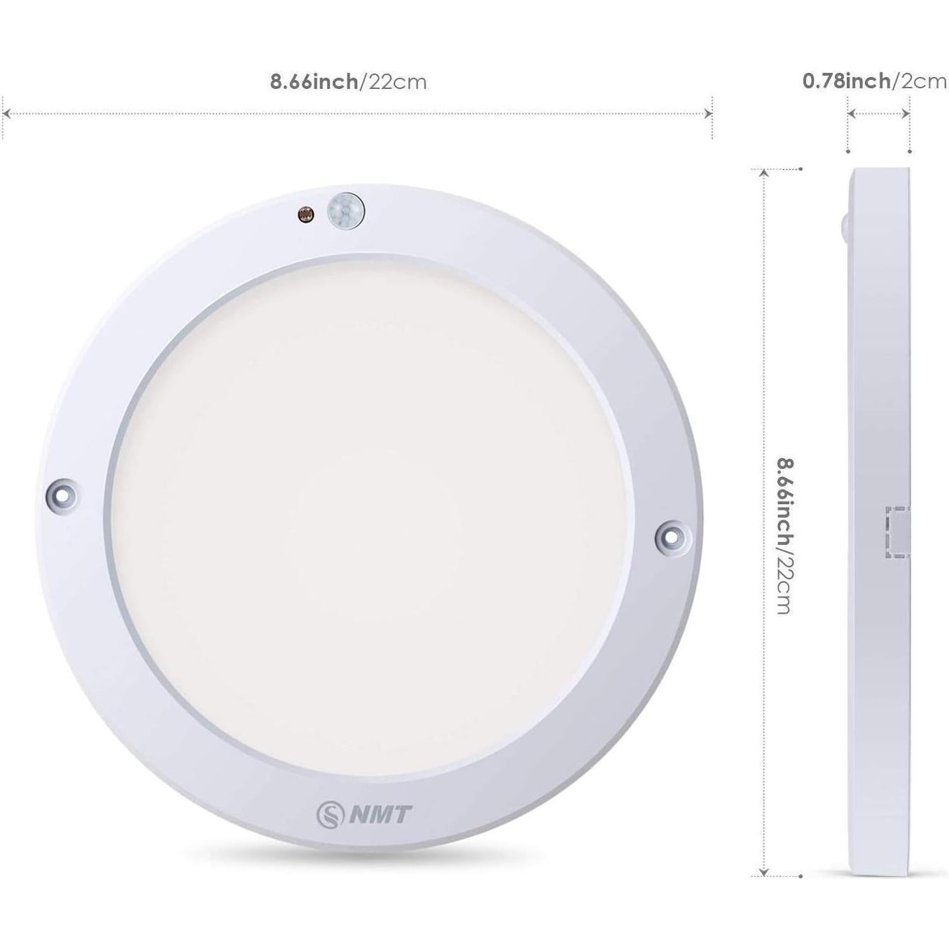 Luz de Techo LED S NMT 1200 Lúmenes Sensor Movimiento 15W