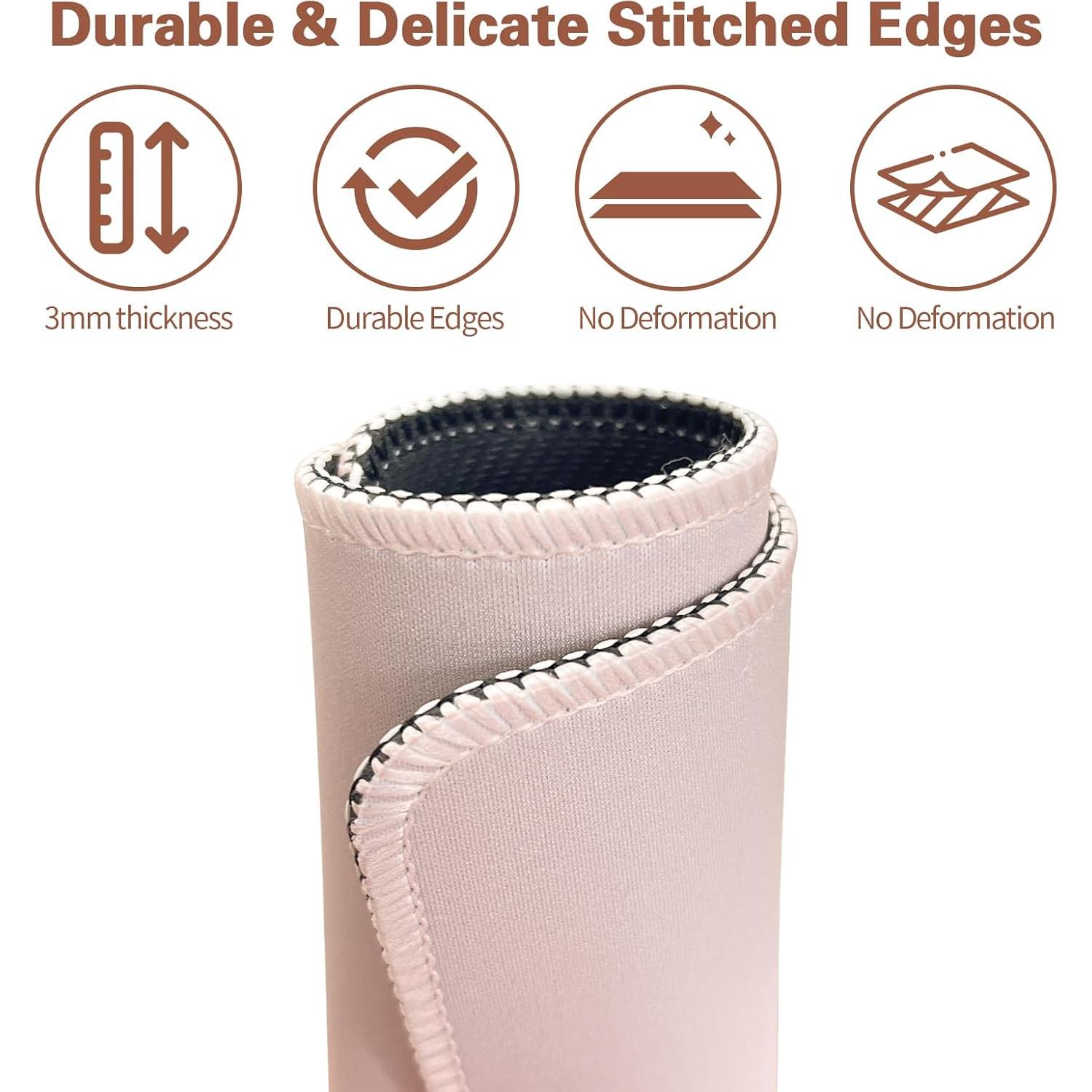 Alfombrilla de Ratón Bloss Beige 30x25 cm con Soporte