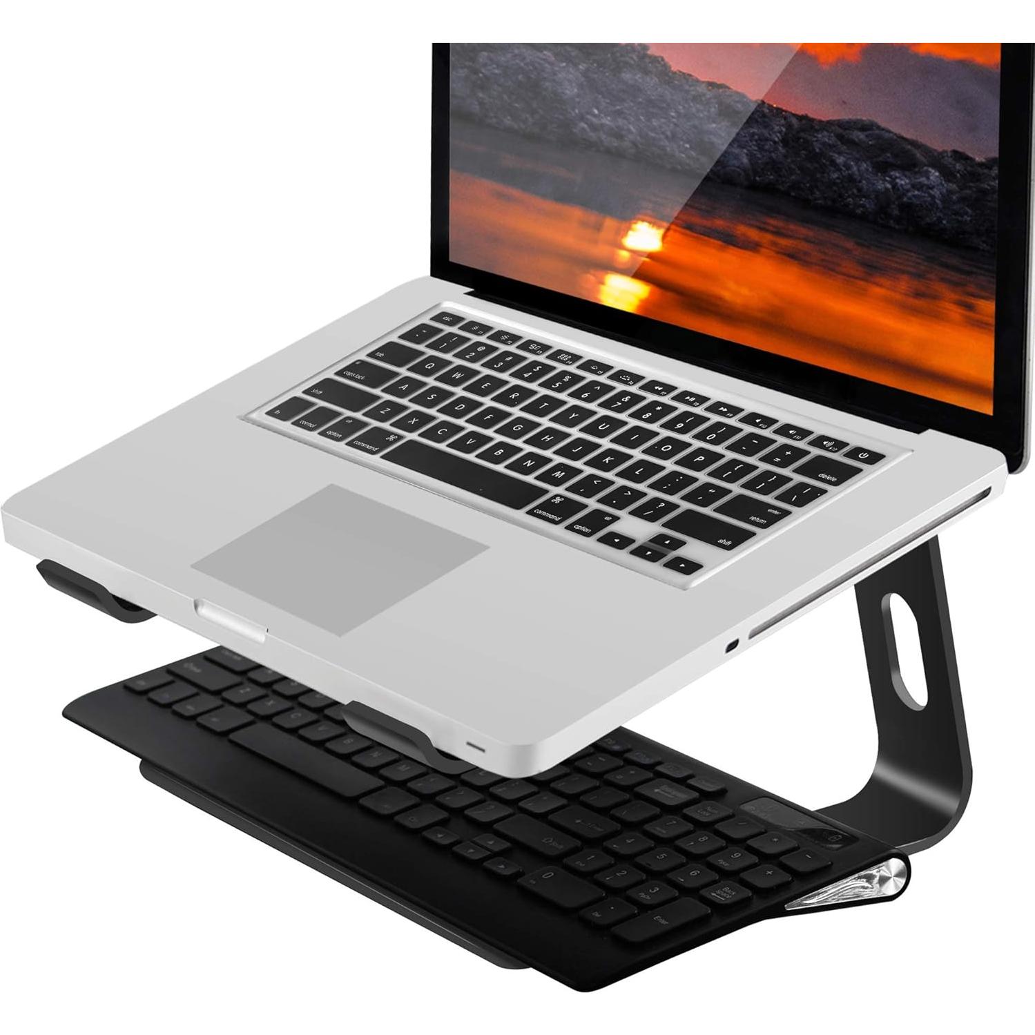 Soporte para Laptop Orionstar Ergonómico Aluminio 10-15.6" Negro