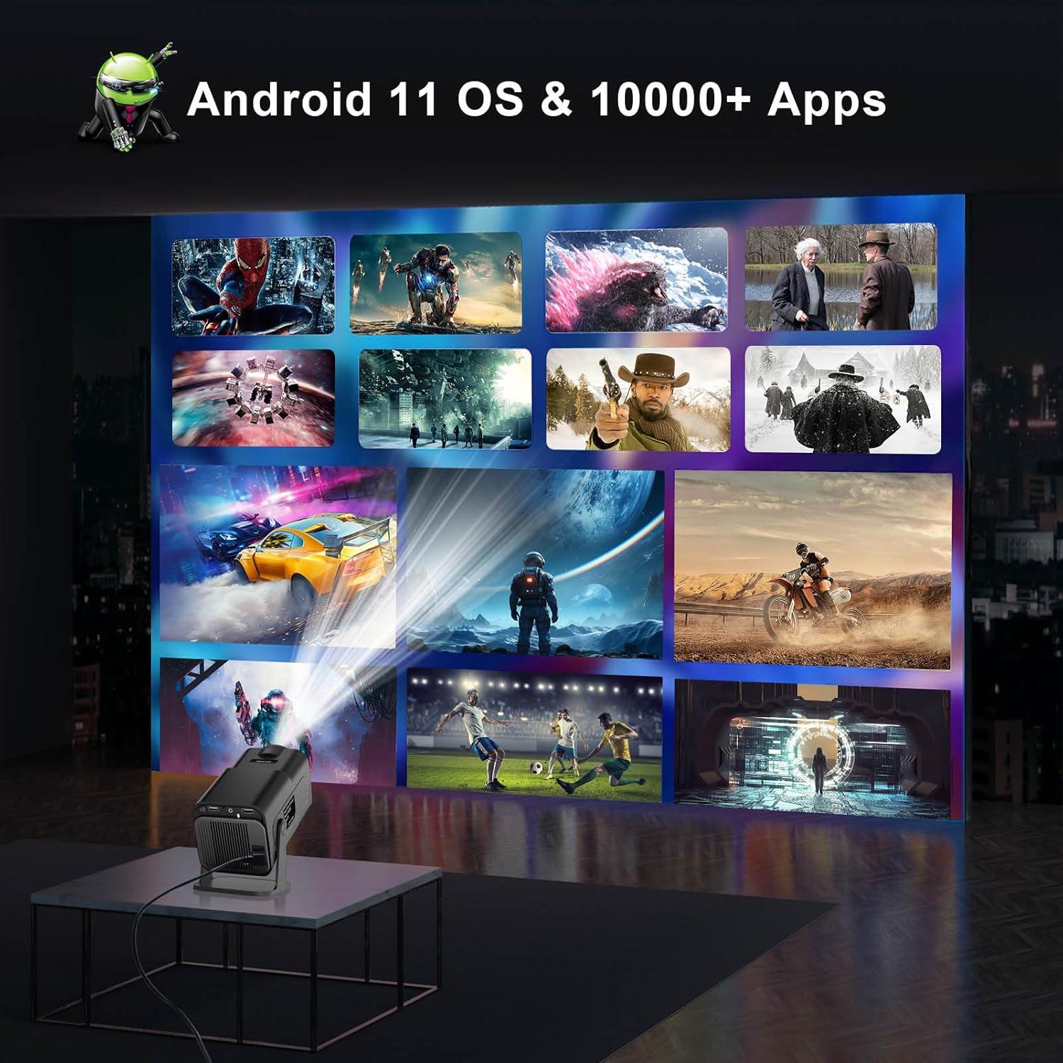 Mini Proyector Salange HY320PRO 4K 1080P Wifi Bluetooth