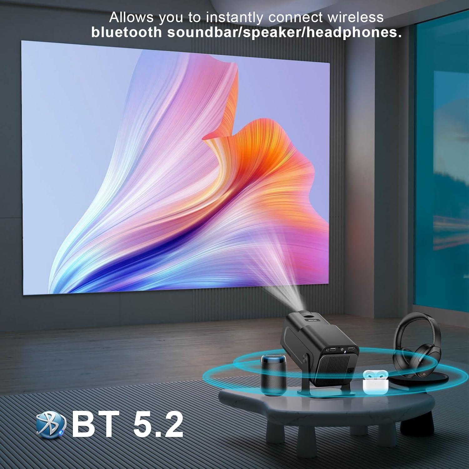 Mini Proyector Salange HY320PRO 4K 1080P Wifi Bluetooth