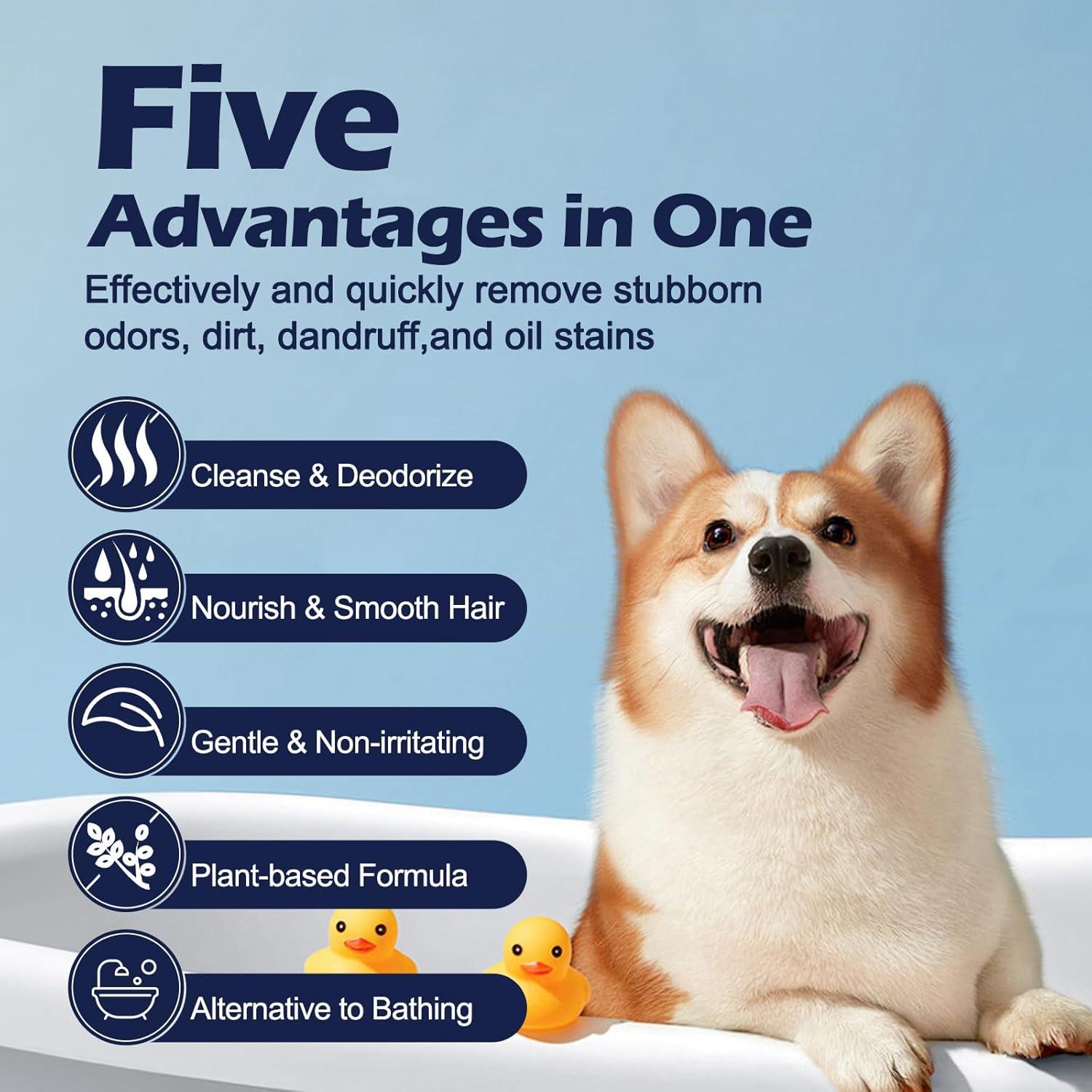 Guantes de Limpieza para Perros UNIPUP - 6 Unidades con Aroma a Coco