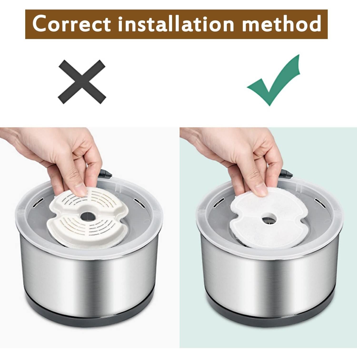 Filtros de Agua para Gatos Opeth - Paquete de 4 Filtros de Carbono