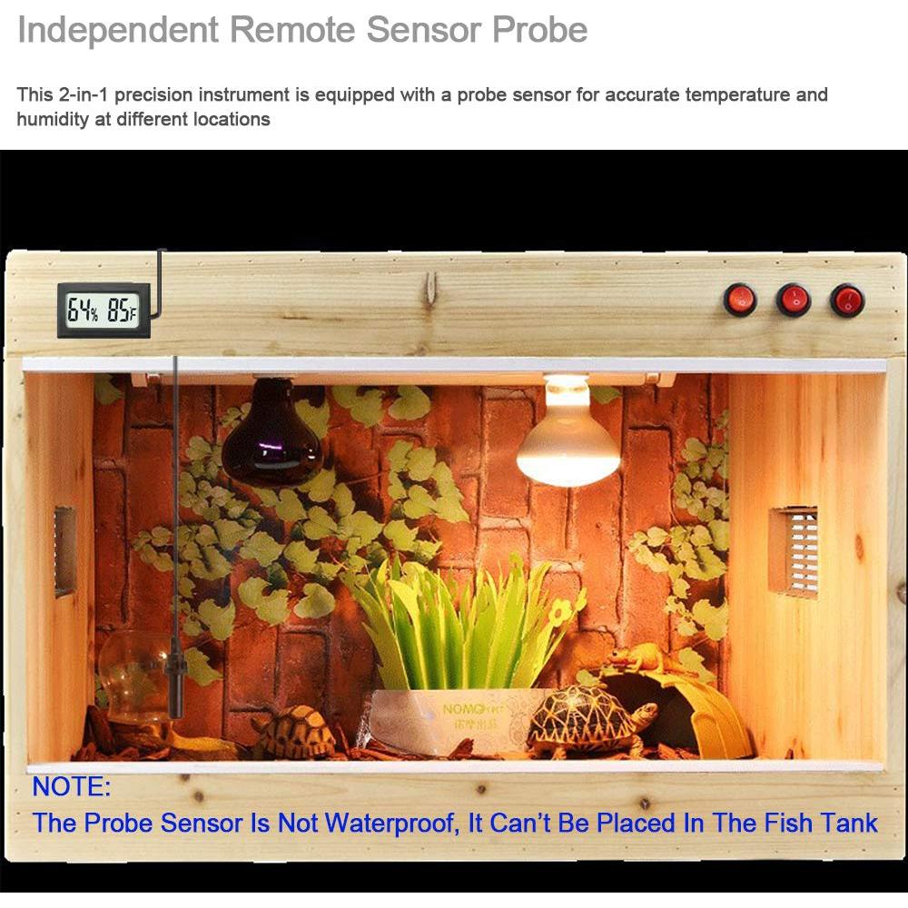 Paquete de 2 Termómetros Higrómetros Digitales Veanic LCD