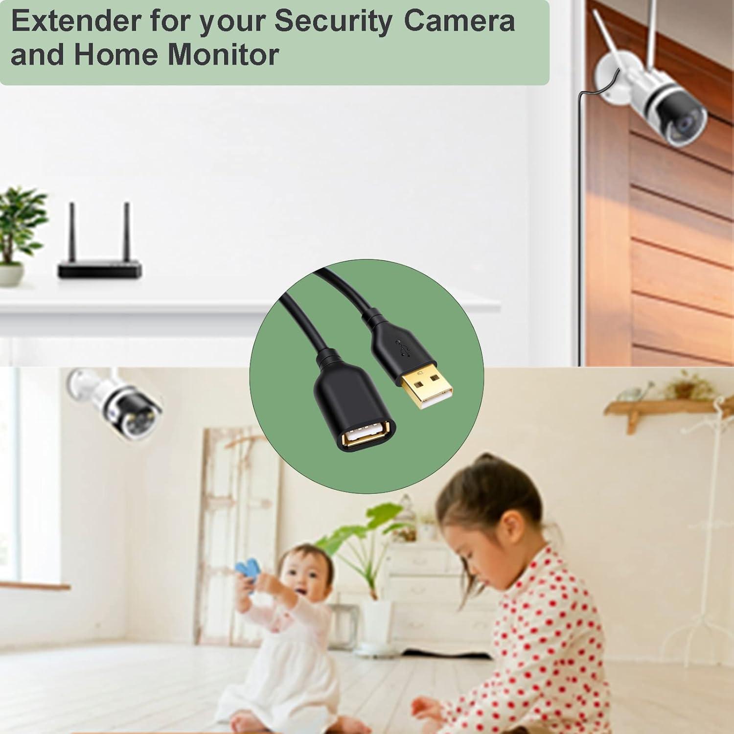 Cable de Extensión USB 3M Costyle Tipo A Macho a Hembra - Paquete de 2