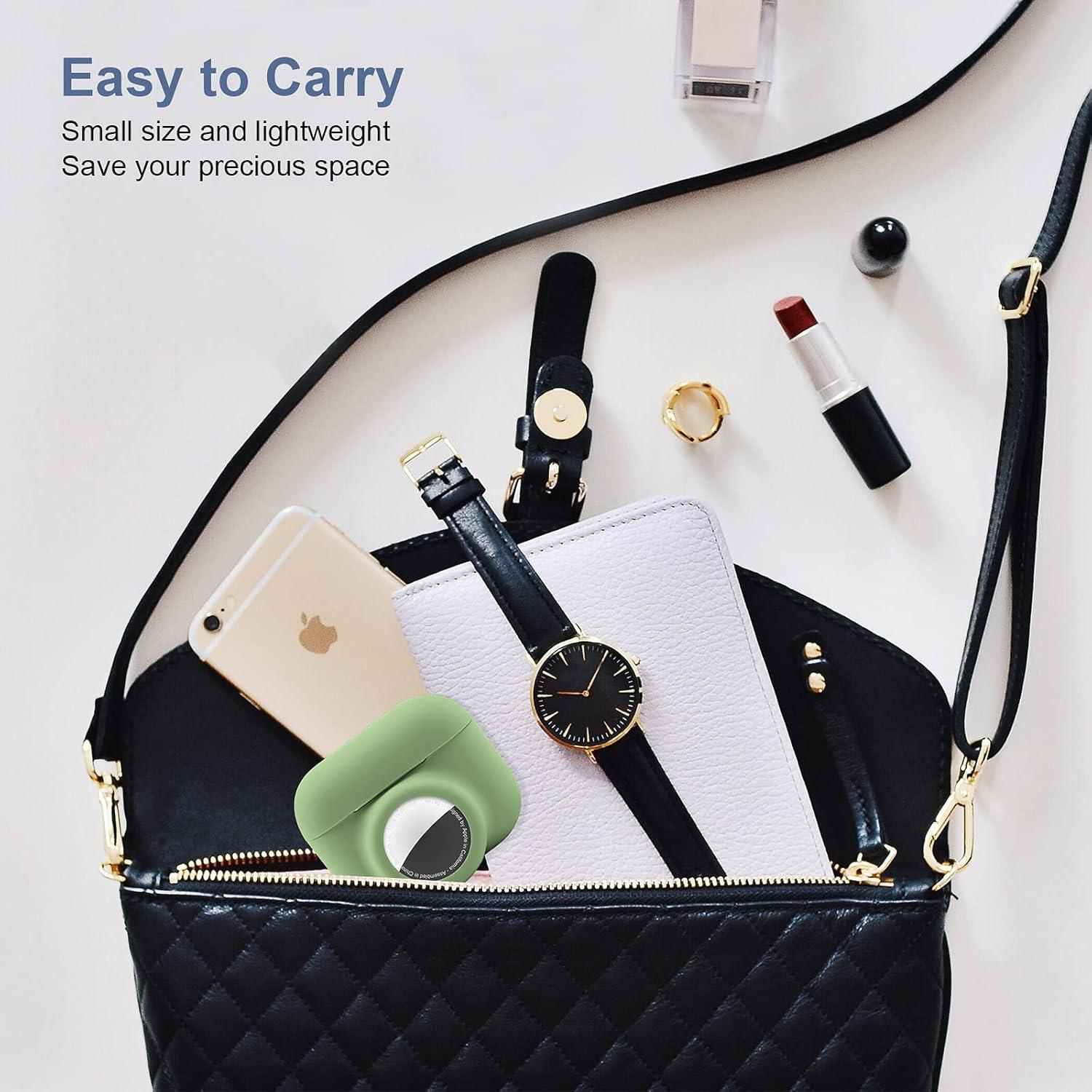 Funda Protectora 2 en 1 Enspito para AirPods Pro y AirTag Verde