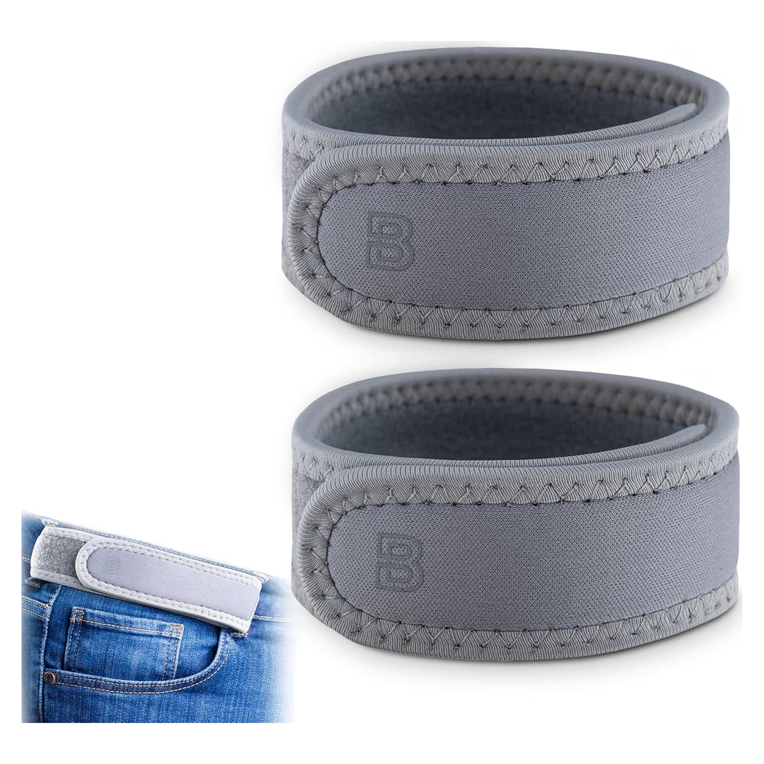 Cinturón BeltBro Pro Elástico Invisible Ajustable Gris