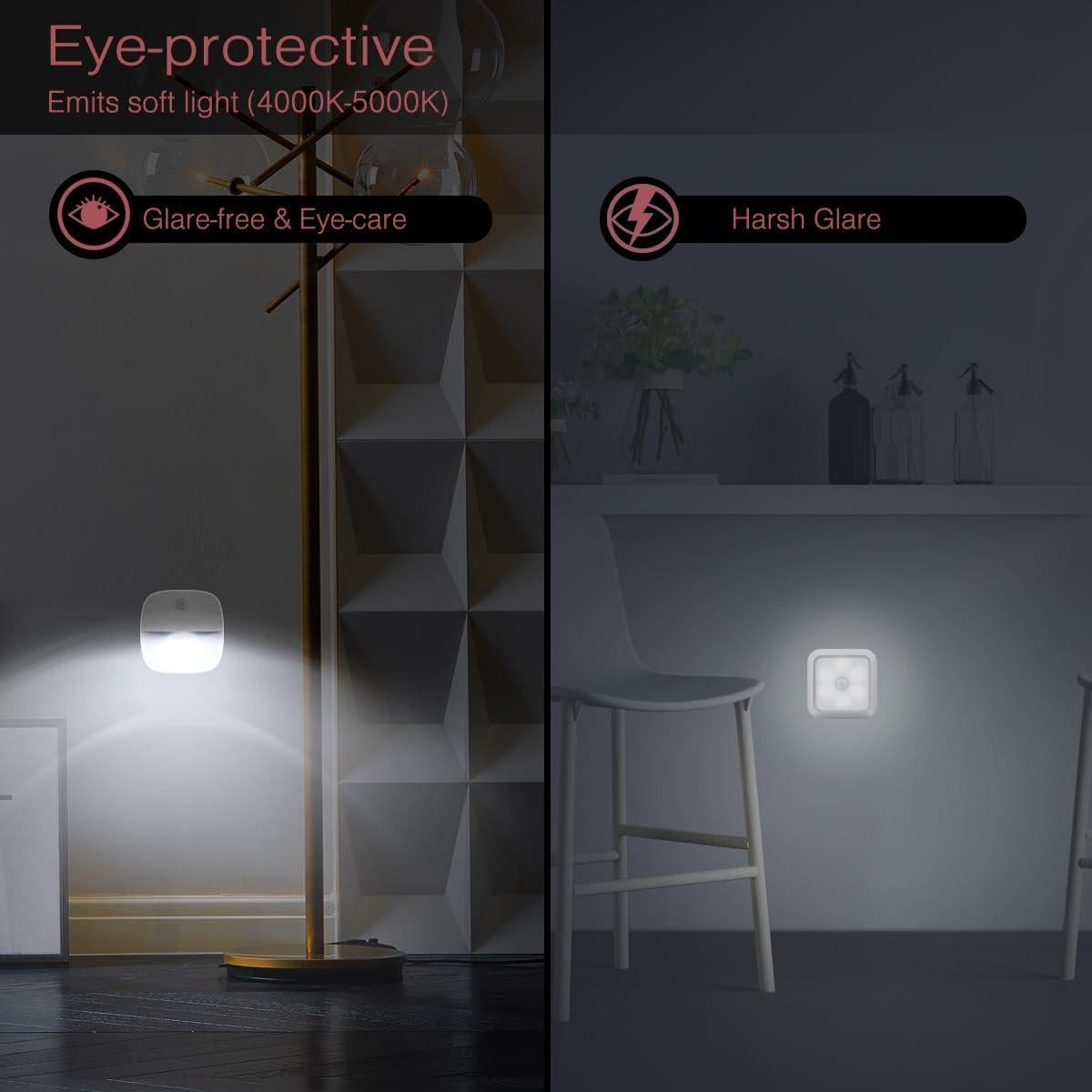 Luz Nocturna LED con Sensor de Movimiento LOFICOPER 3 Piezas