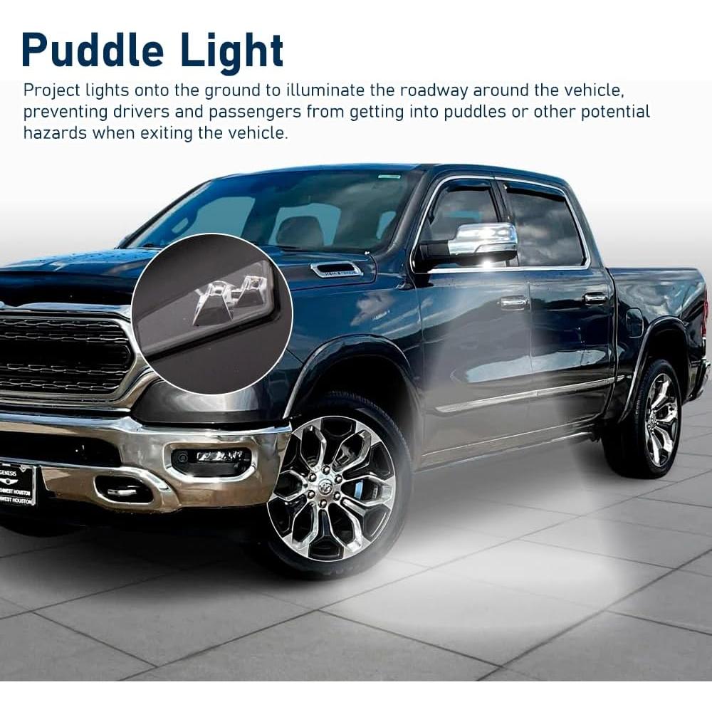 Espejo de Puerta Dodge Ram 2018-2021 HIGHTO Izquierdo Calefaccionado