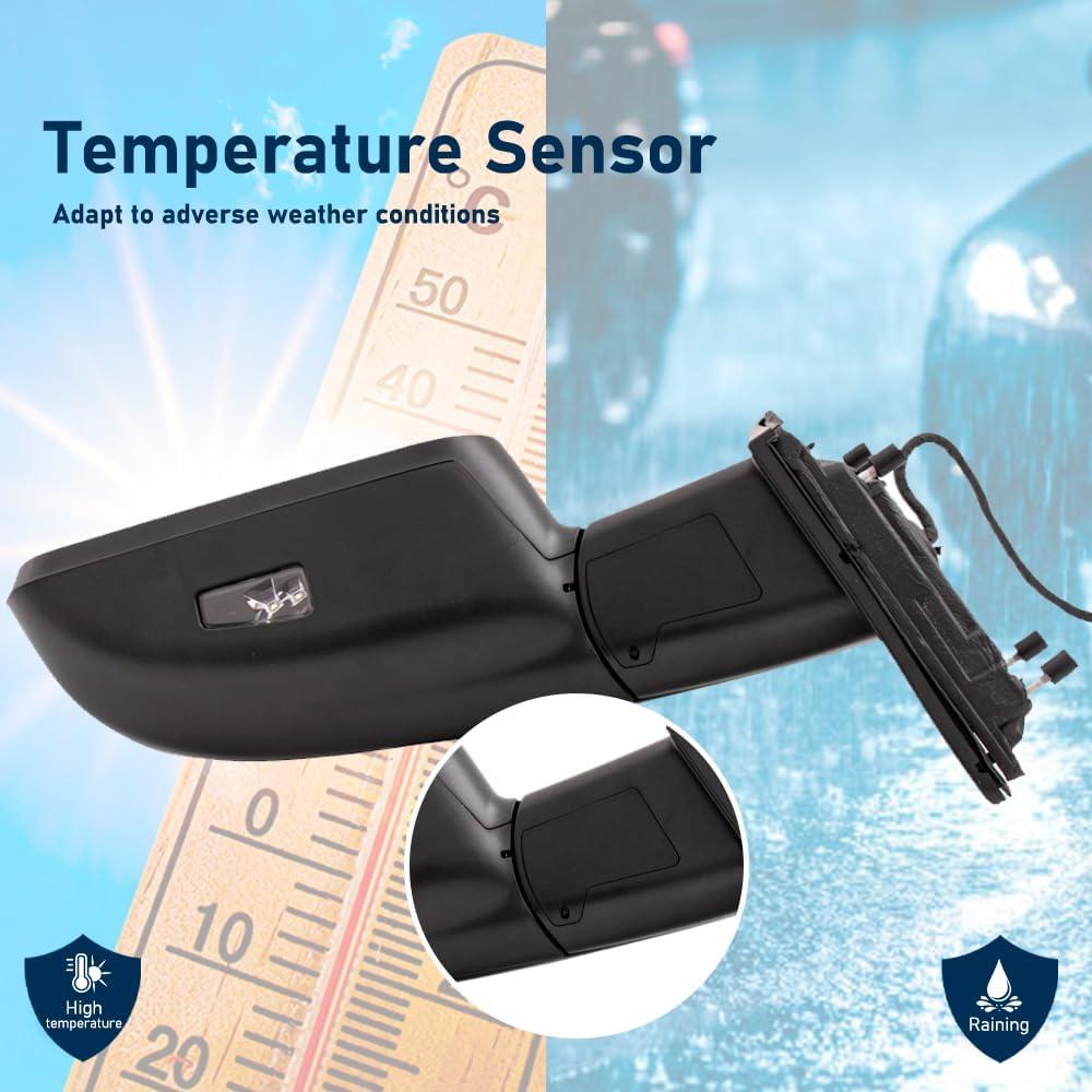 Espejo de Puerta Dodge Ram 2018-2021 HIGHTO Izquierdo Calefaccionado