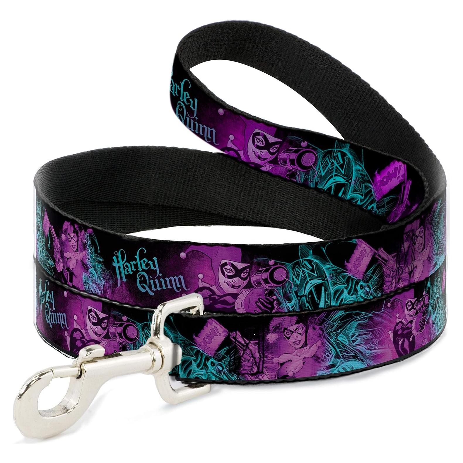 Correa para Perros Buckle-Down DC Comics Harley Quinn 1.22m