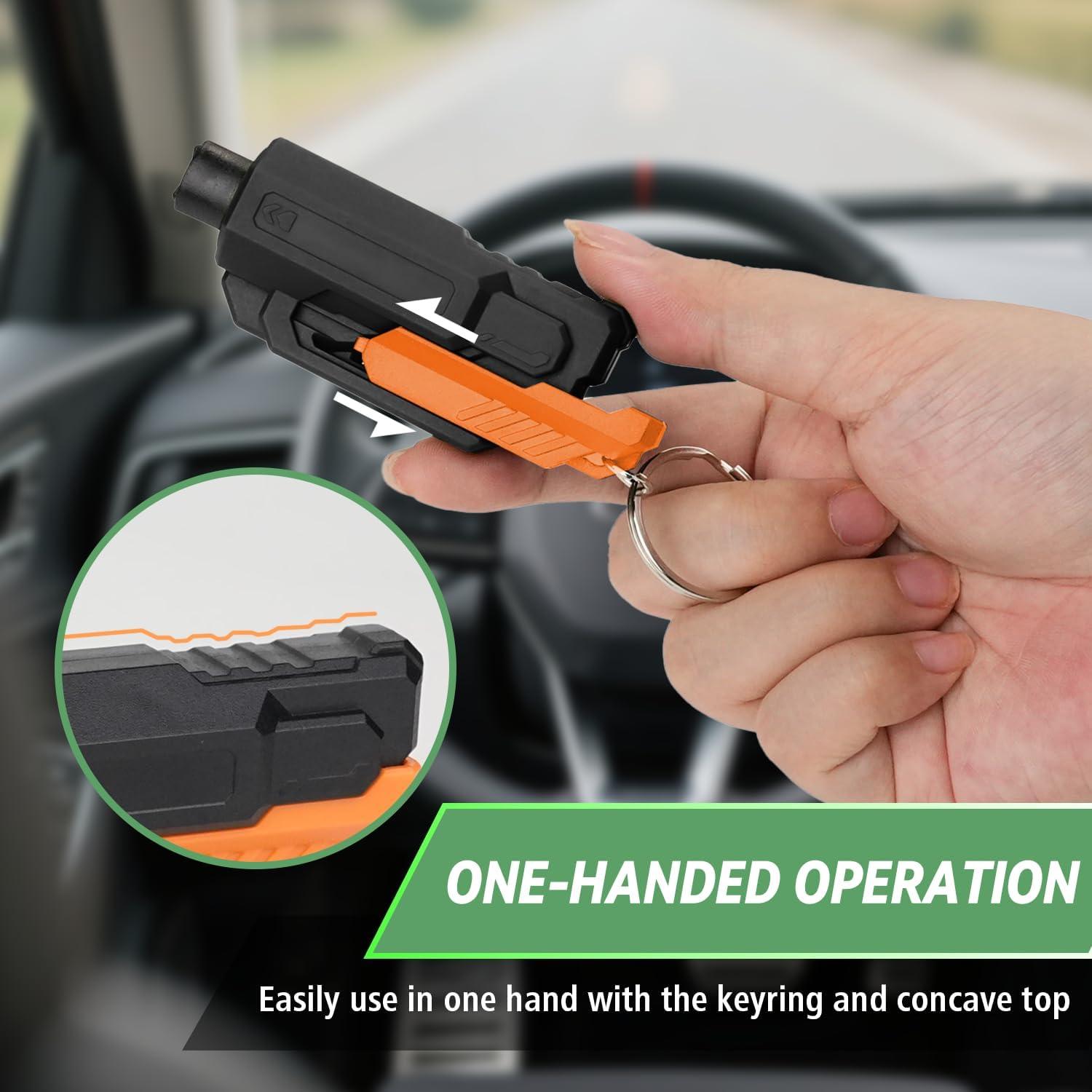 Cortador de cinturón de seguridad y martillo SINSEN, kit 2 unidades