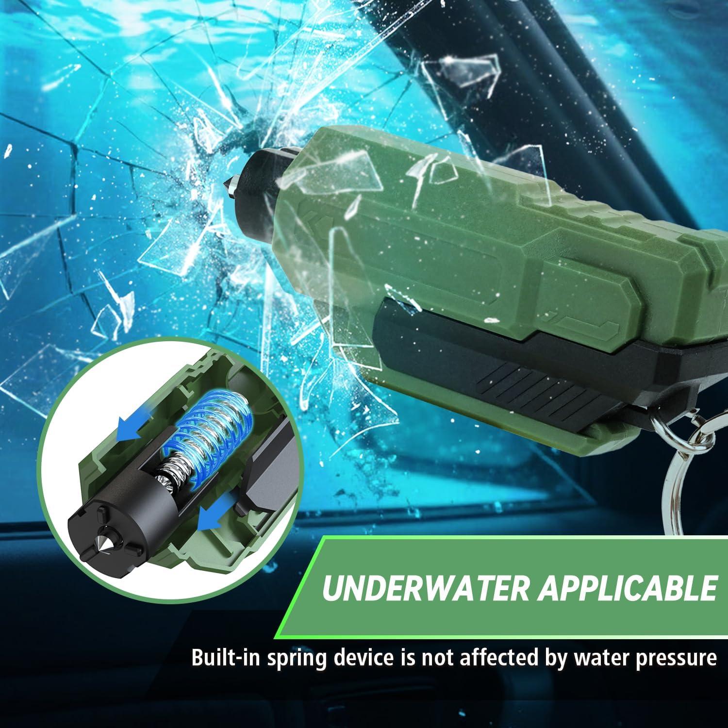 Cortador de cinturón de seguridad y martillo SINSEN, kit 2 unidades