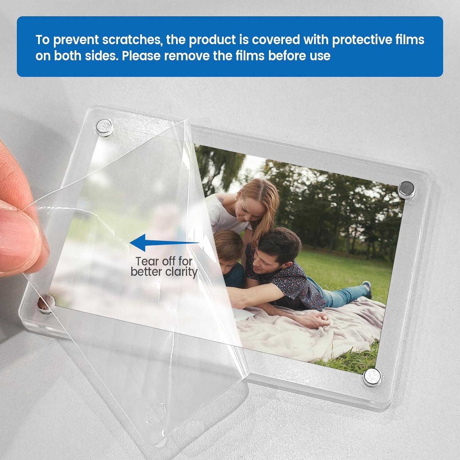 Soporte de Fotos Magnético Meorain para Visera de Coche 6.1x8.9cm