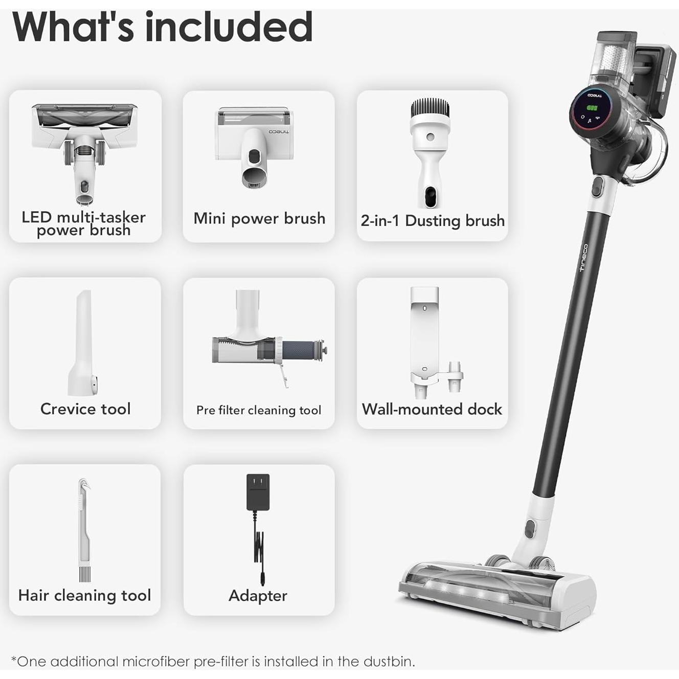 Aspiradora Inalámbrica Tineco Pure ONE S11 Gris, 40 min de Uso