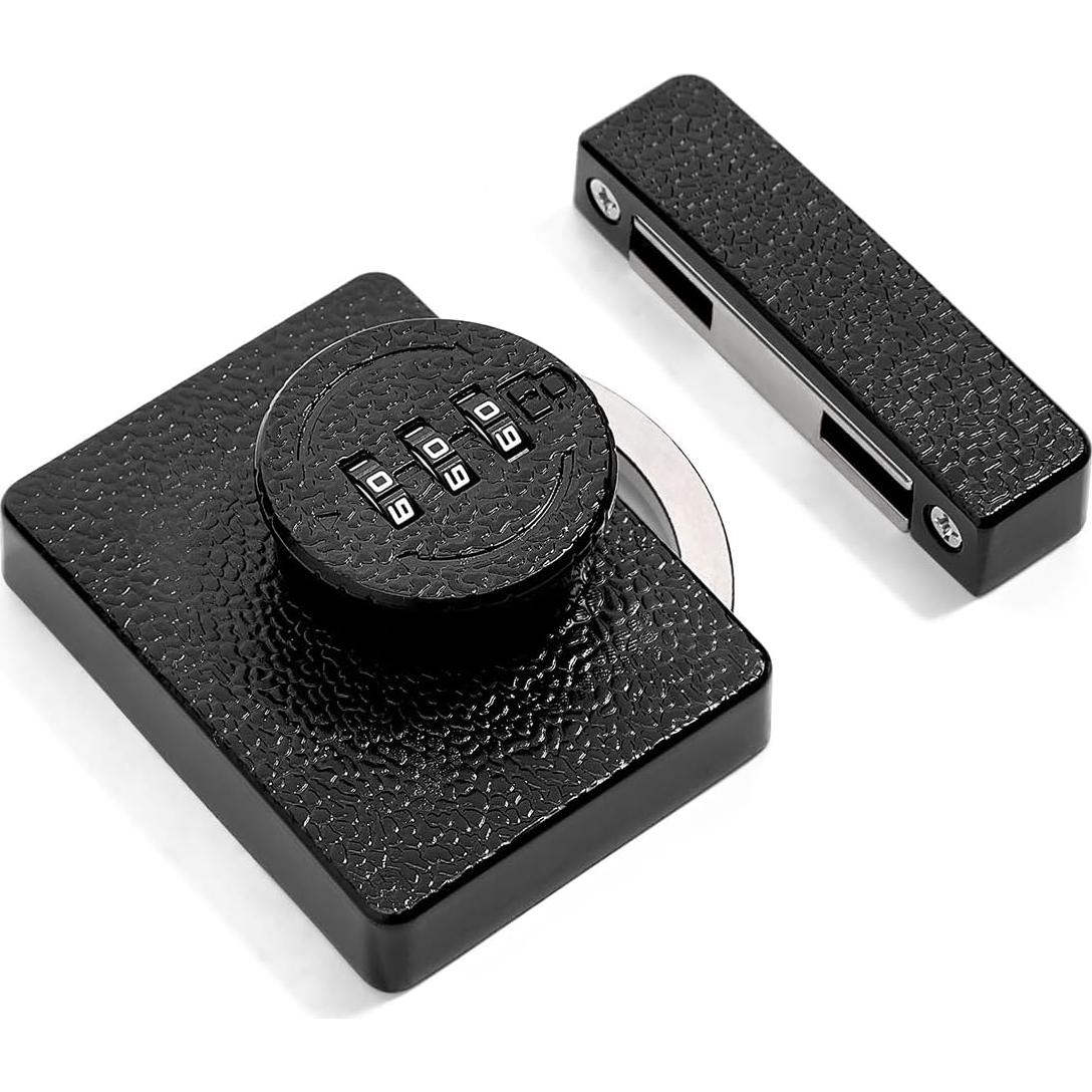 Cerradura de Gabinete INIRET Negra Sin Llave 3 Dígitos Antirrobo