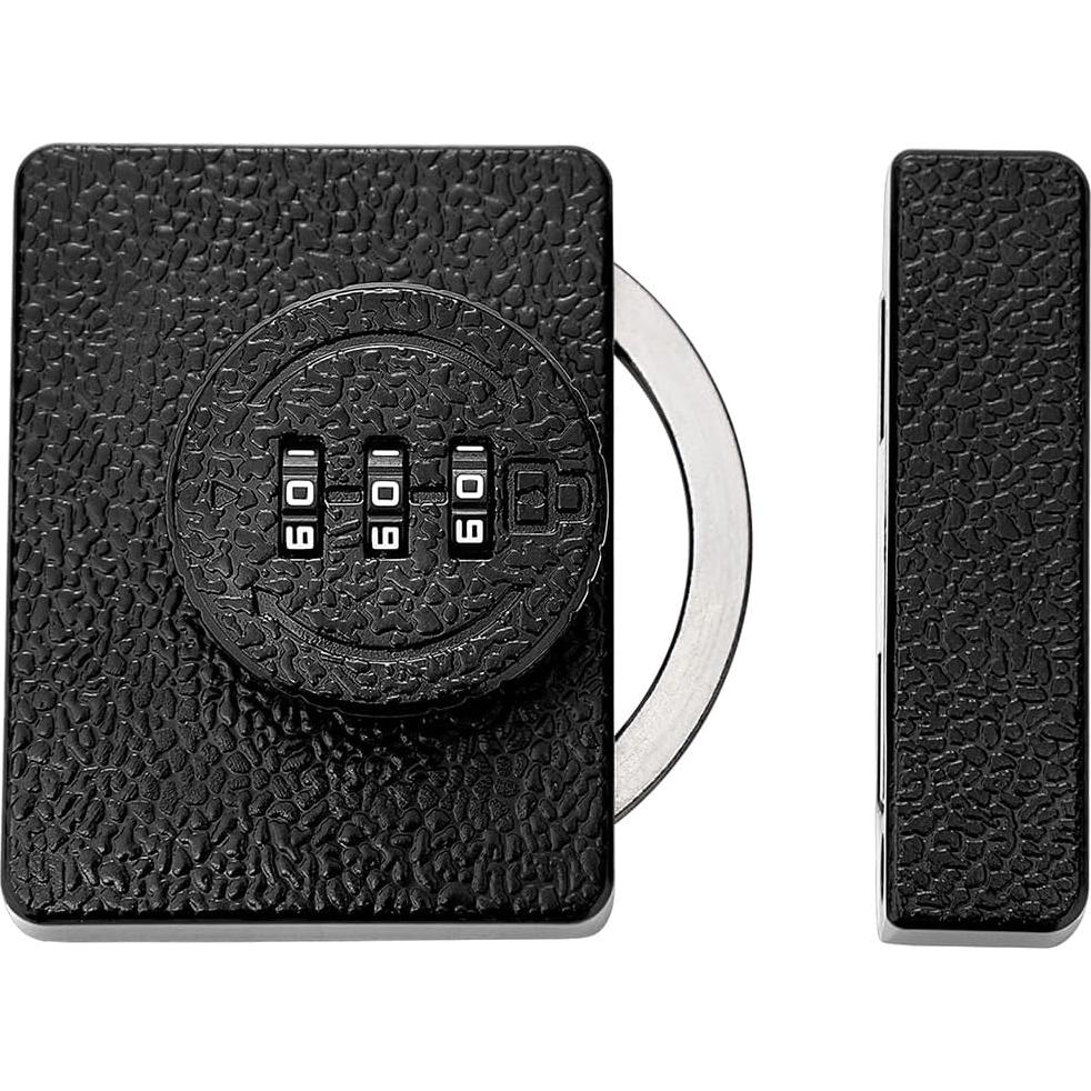 Cerradura de Gabinete INIRET Negra Sin Llave 3 Dígitos Antirrobo