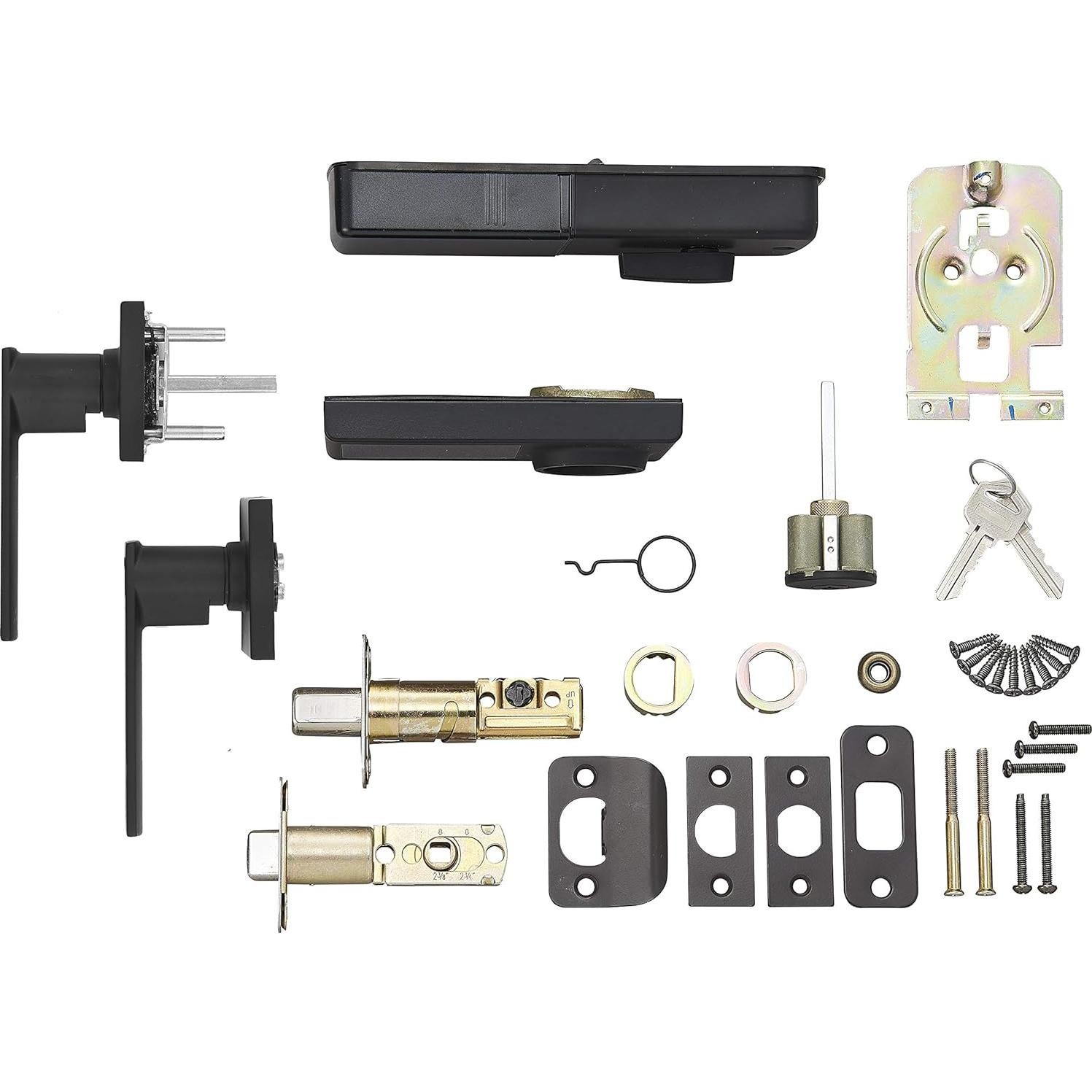 Cerradura Electrónica Táctil Amazon Basics Grado 3 Negro Mate