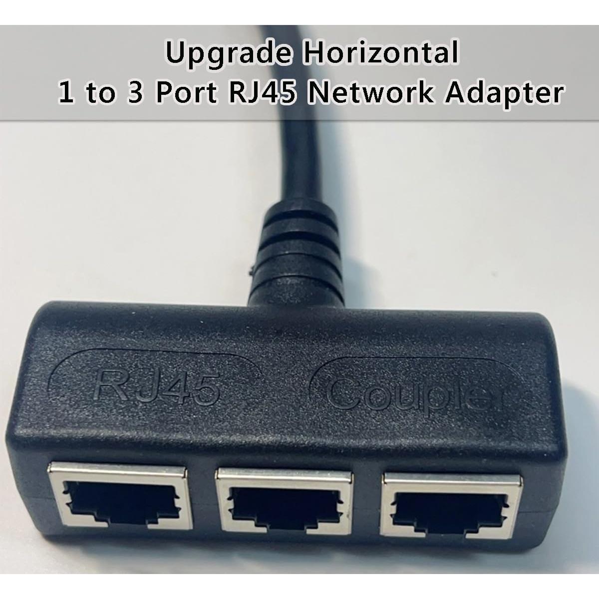 Divisor Ethernet RJ45 1 Macho a 3 Hembras HRIOEKAX Cat5 Cat6