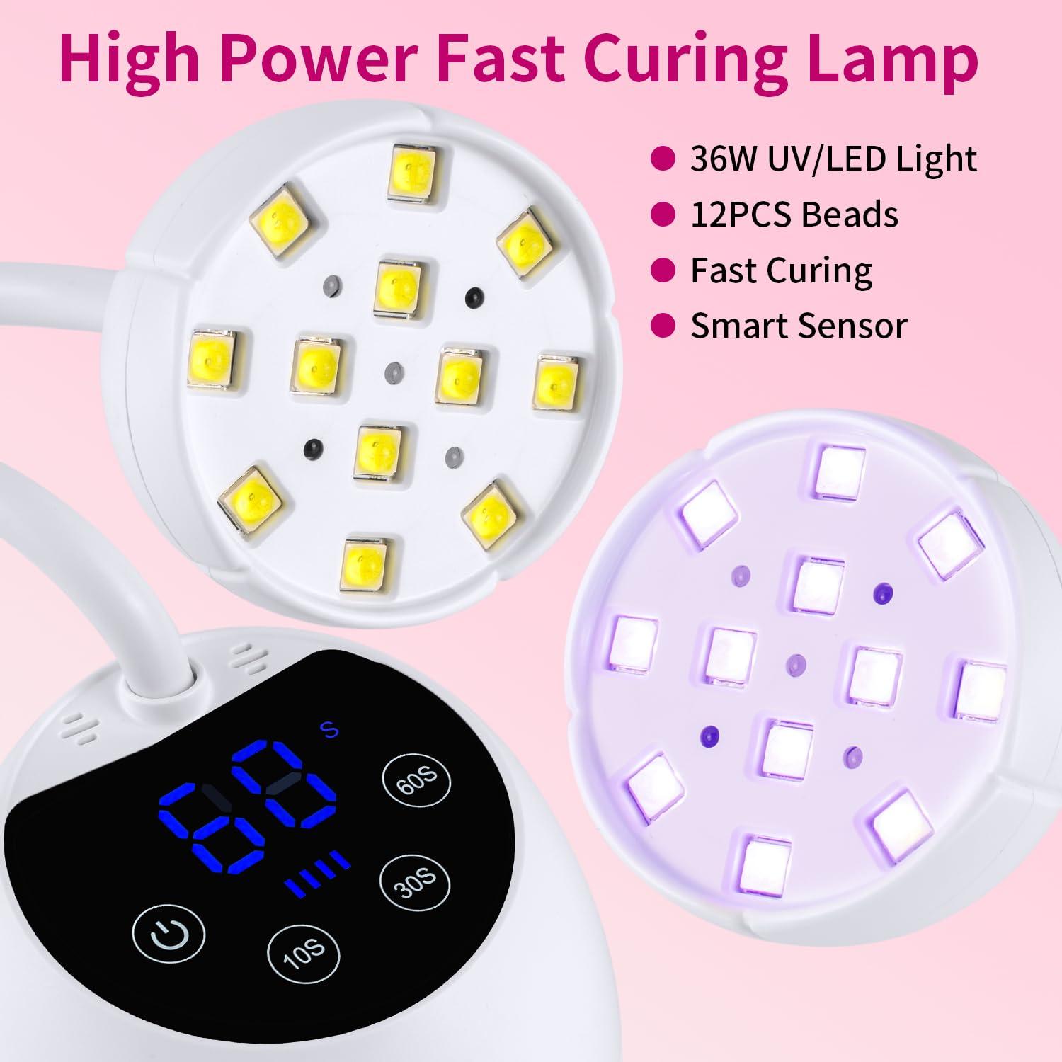 Lámpara UV para Uñas Kikugu M2 36W Inalámbrica con Temporizador