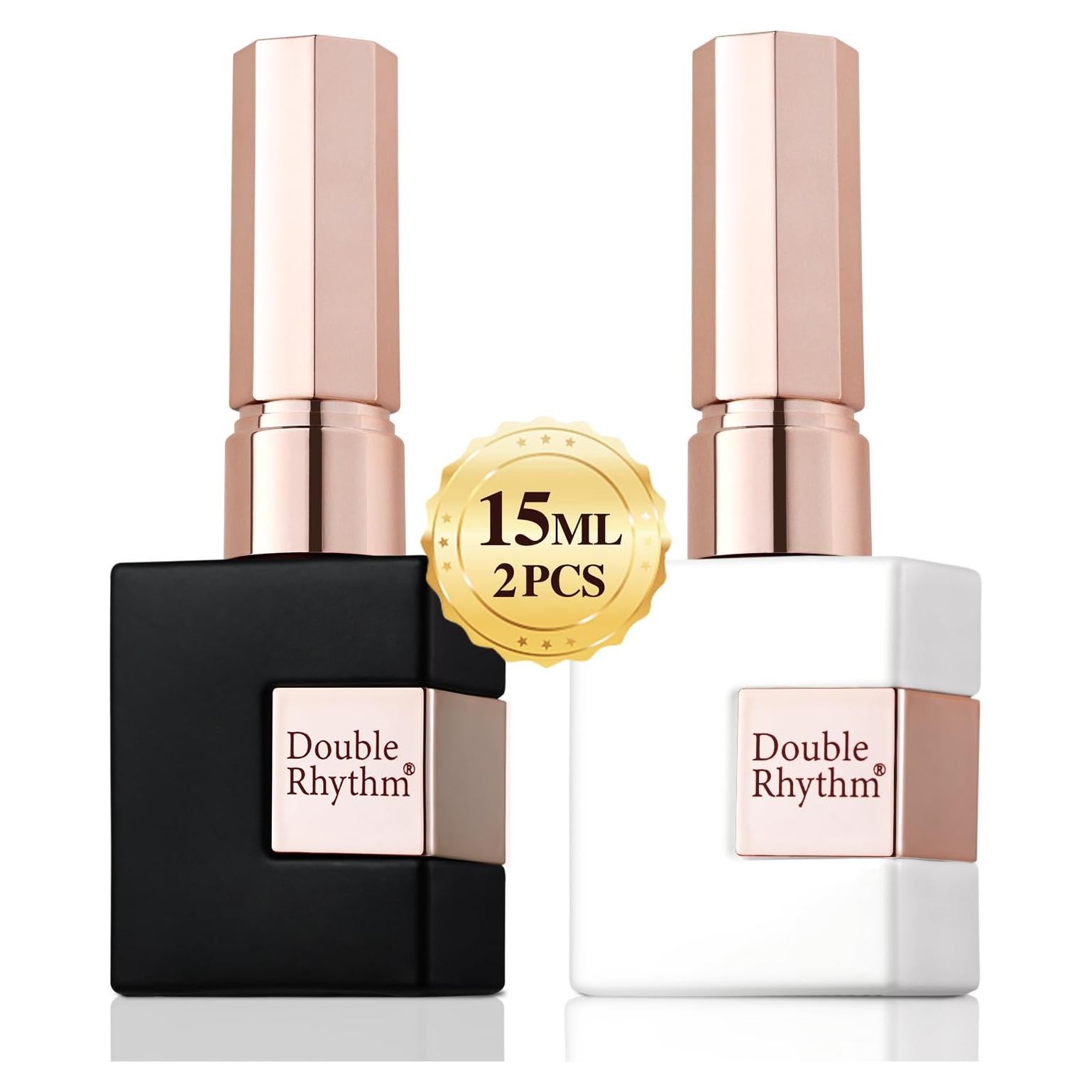 Conjunto de Esmalte de Uñas UV Gel Ritmo Doble 15ml 2 Pcs