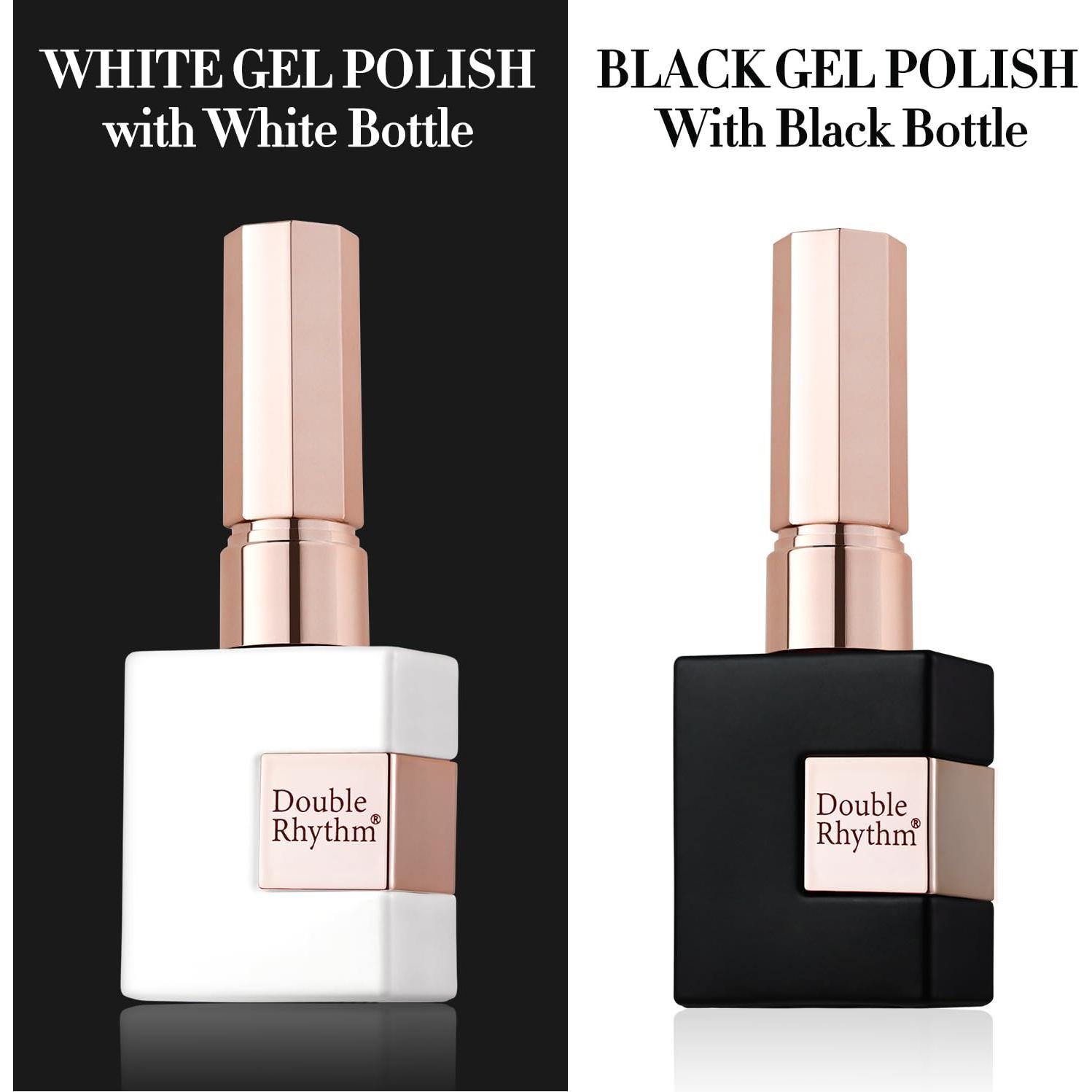 Conjunto de Esmalte de Uñas UV Gel Ritmo Doble 15ml 2 Pcs