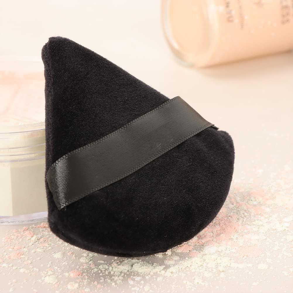 Esponjas Triangulares de Maquillaje Ocim - 10 Pcs, Negro