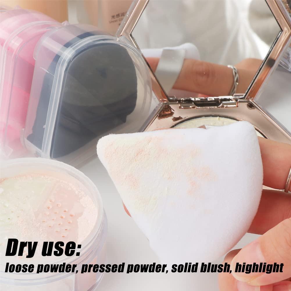 Esponjas Triangulares de Maquillaje Ocim - 10 Pcs, Negro