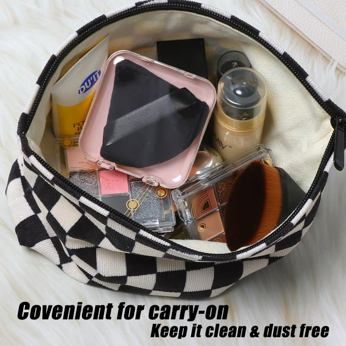 Puff de Polvo Facial Ocim 4 Pcs Velour Triangular Negro