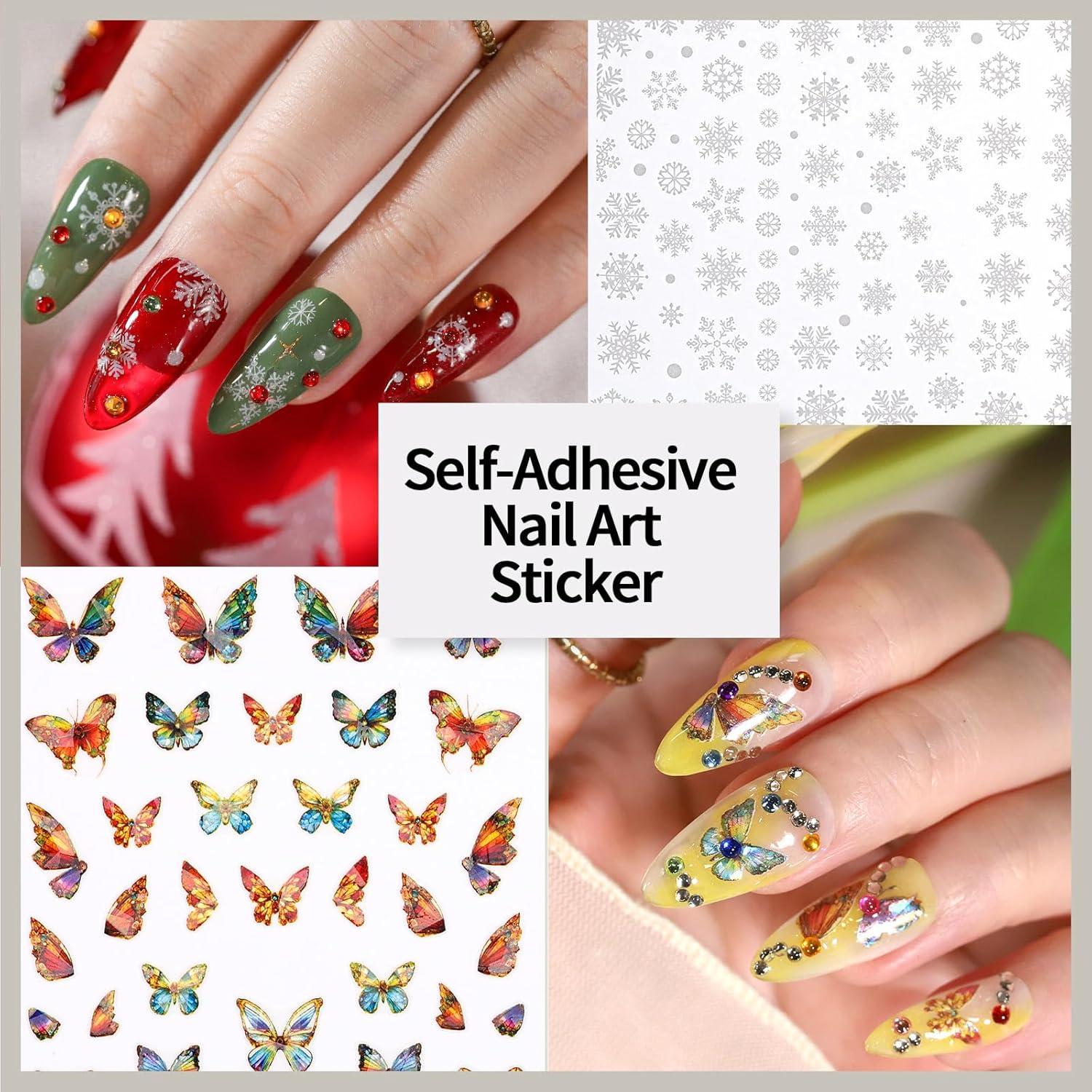 Kit de Arte de Uñas FANDAMEI con Pinceles y Decoraciones