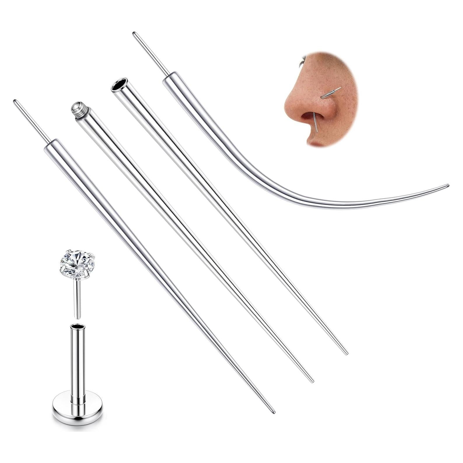 Herramienta de Inserción de Piercing LOLIAS 14G a 20G Titanio