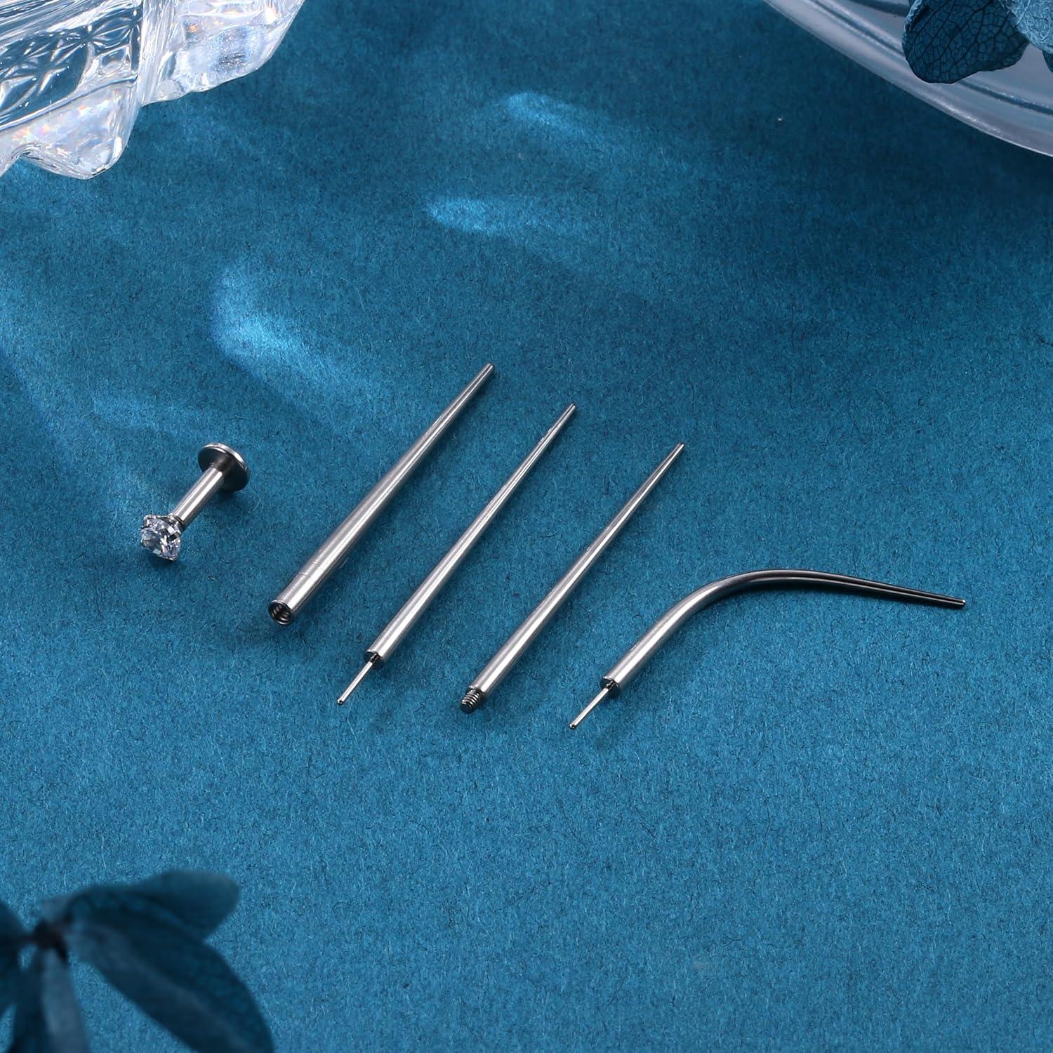 Herramienta de Inserción de Piercing LOLIAS 14G a 20G Titanio