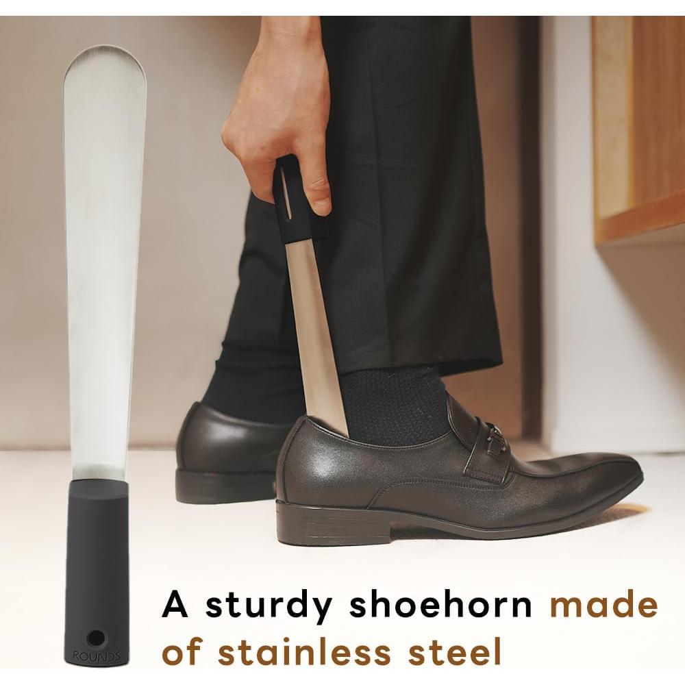 Calzador de Silicona y Acero Inoxidable Negro