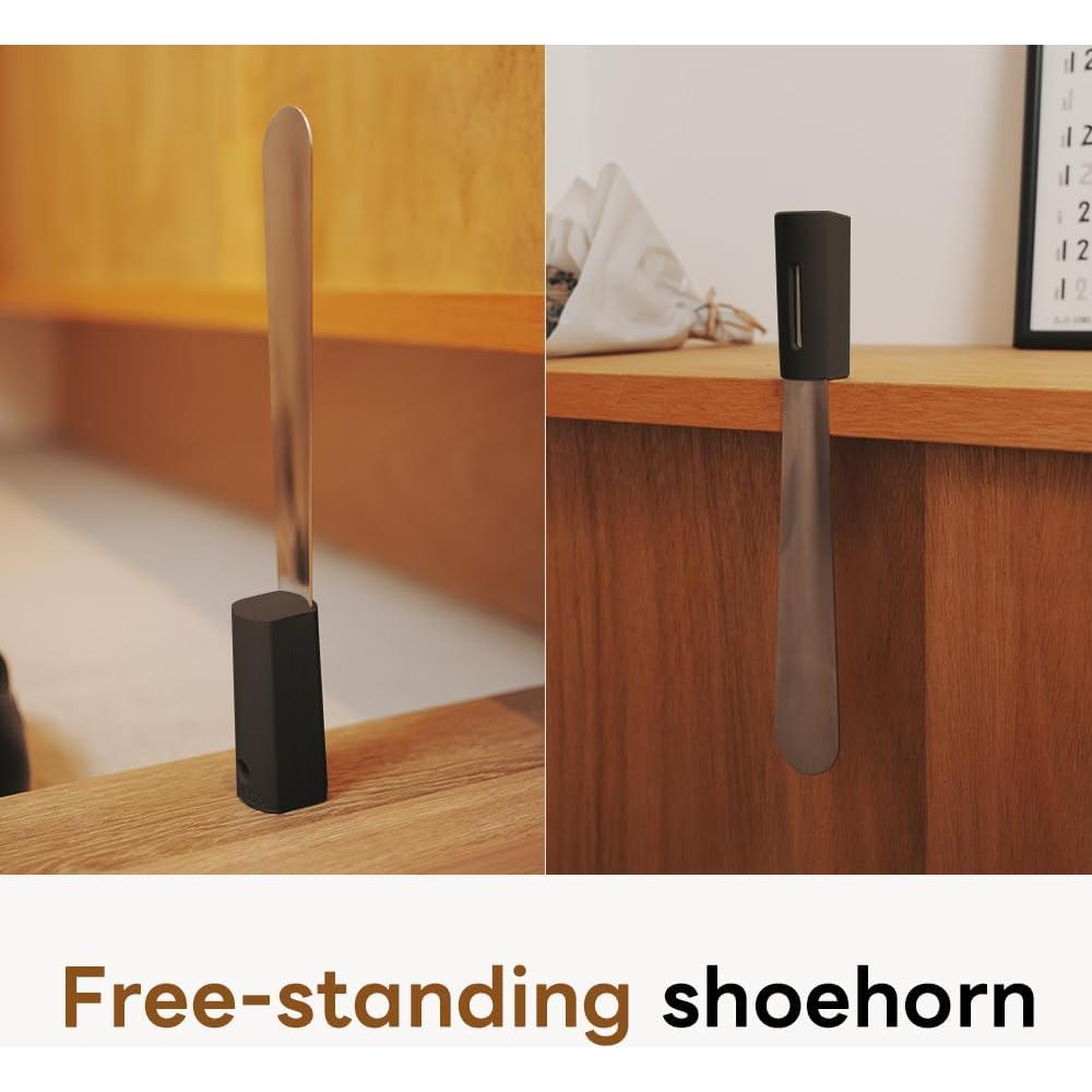 Calzador de Silicona y Acero Inoxidable Negro