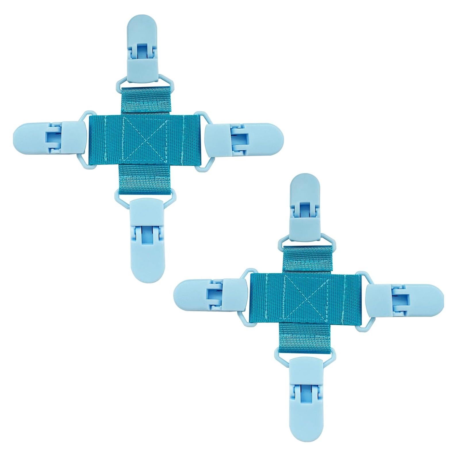 Paquete de 2 Clips para Sábanas Josuyofo - Reduce Enredos y Arrugas