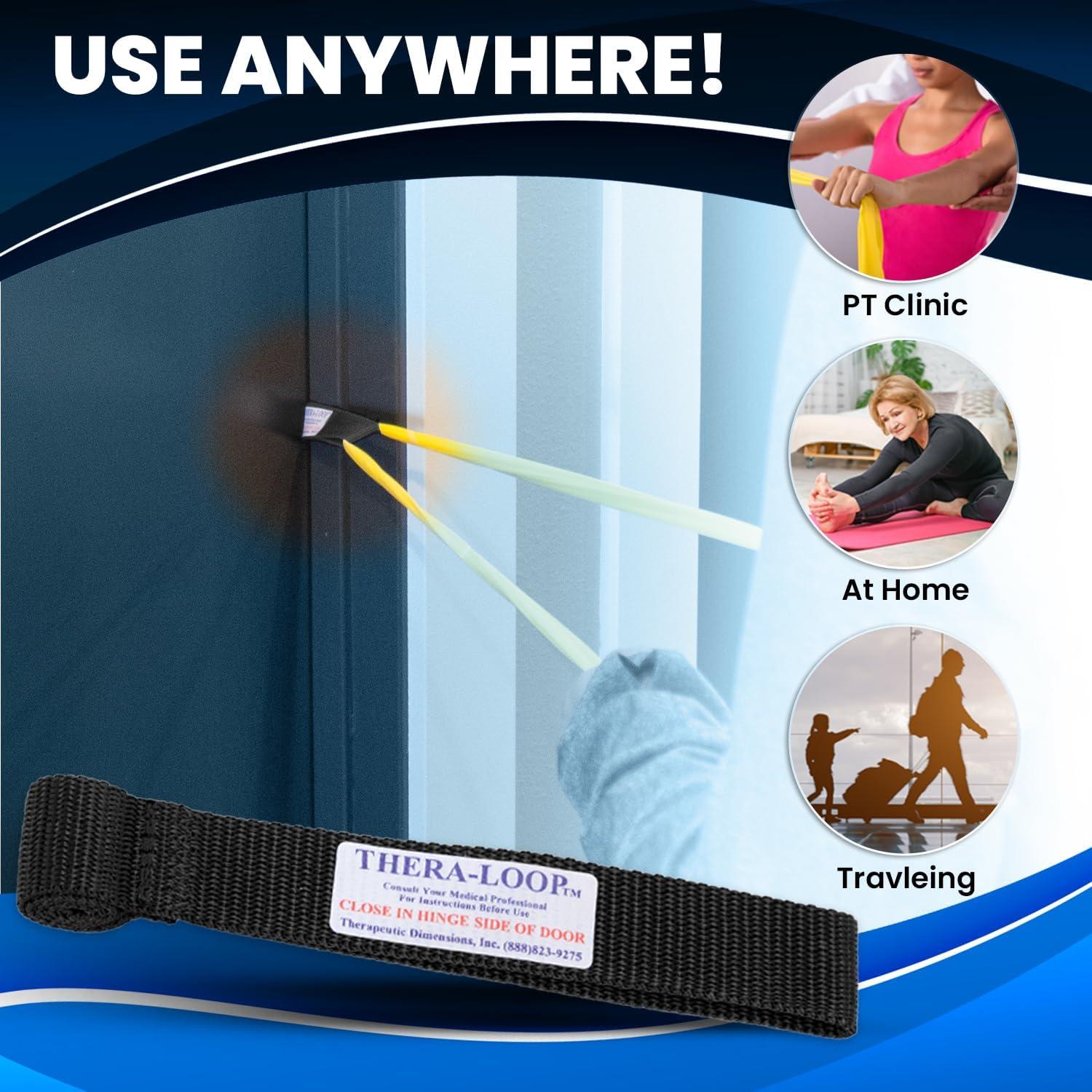 Anclajes de Puerta RangeMaster TheraLoop Antideslizante - Paquete de 2