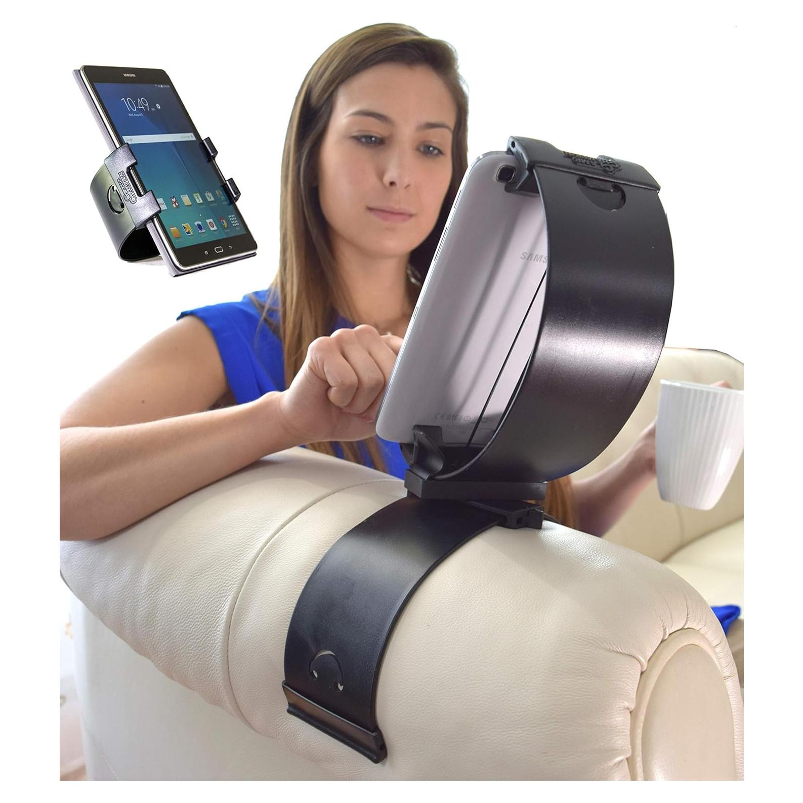 Soporte Universal para Tabletas y Celulares Clamp Champion - Negro