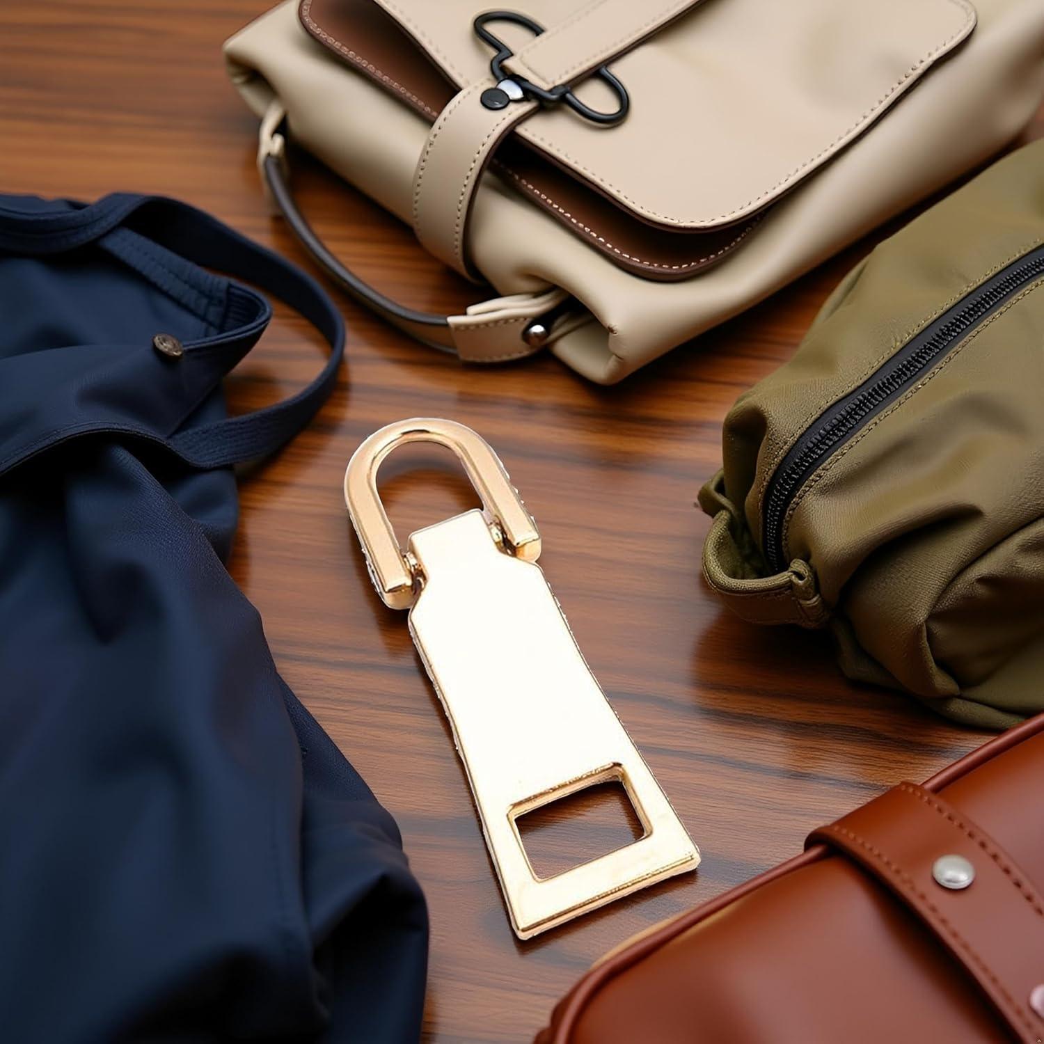 Reemplazo Tirador de Cremallera Dorado Junfamilee Tamaño M