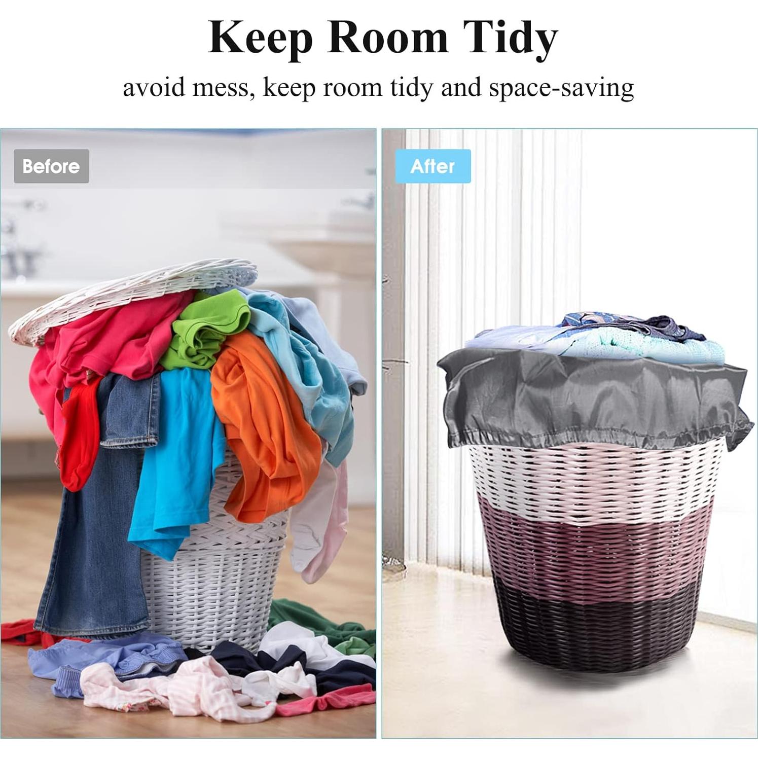 Bolsa de Lavandería OTraki 2 Pack XL 70x115 cm Gris