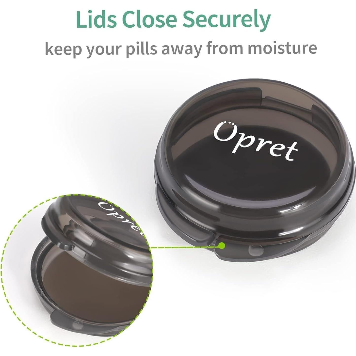 Caja de Pastillas Portátil Opret 3 Pcs - Colorido y Ligero