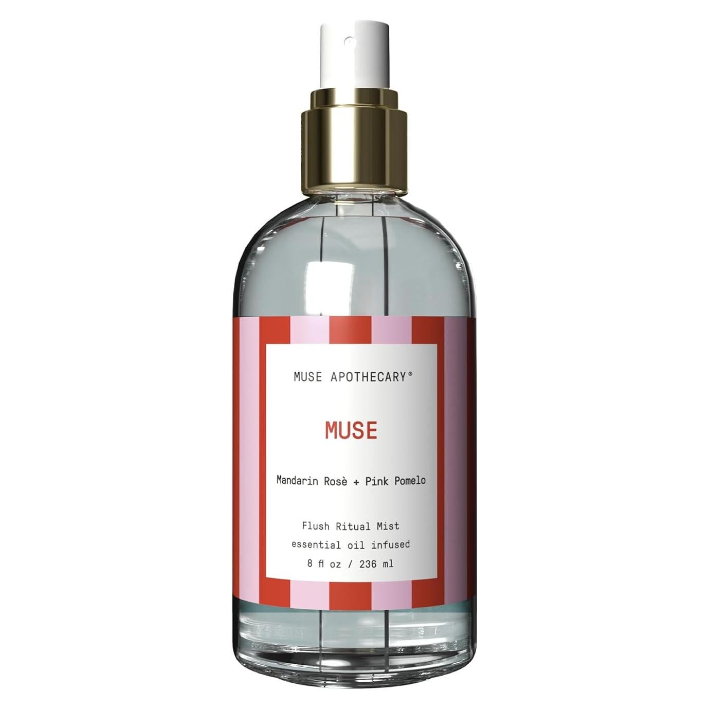 Spray Aromático para Inodoro Muse Apothecary 236.6 ml - Mandarina Rosé + Pomelo Rosa