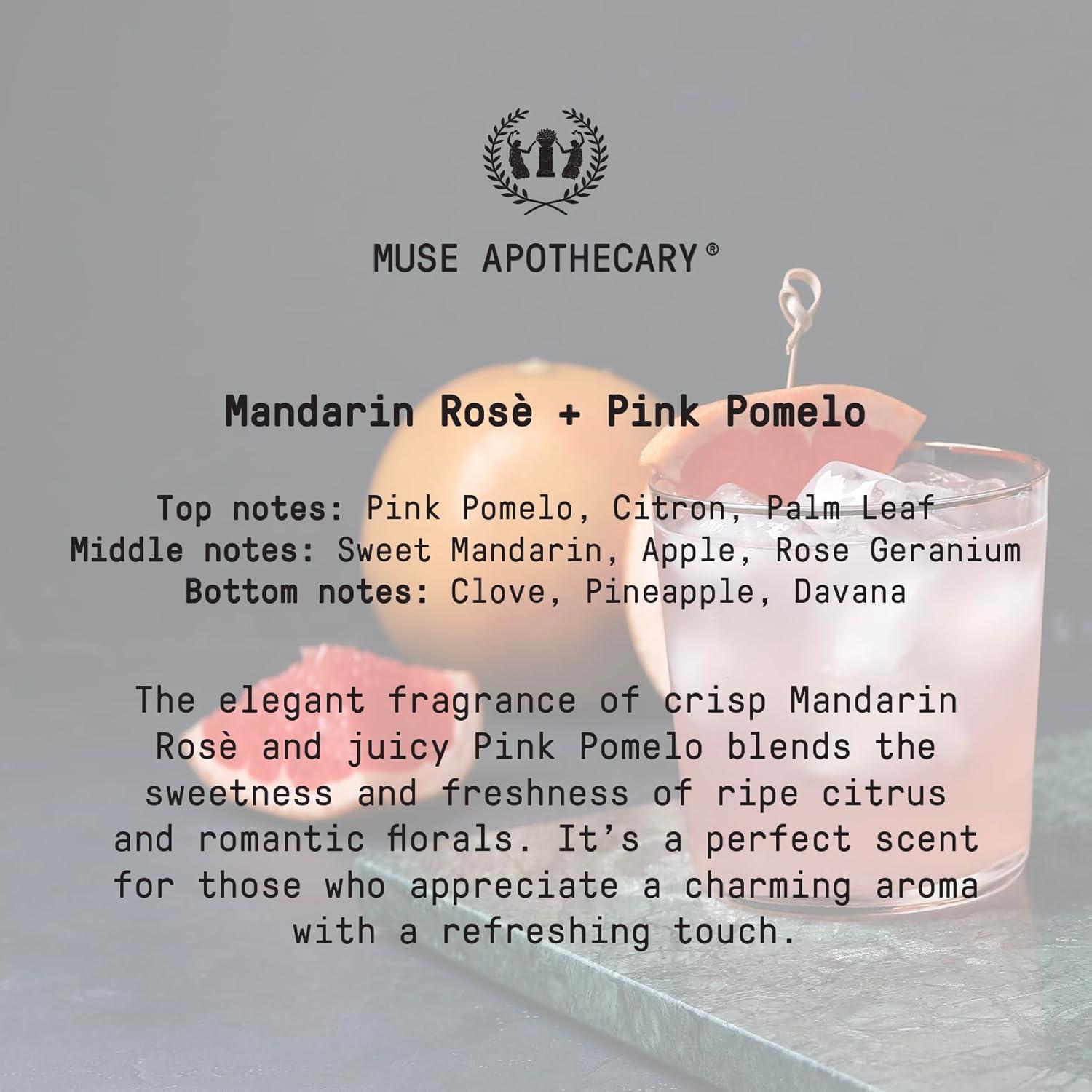 Spray Aromático para Inodoro Muse Apothecary 236.6 ml - Mandarina Rosé + Pomelo Rosa