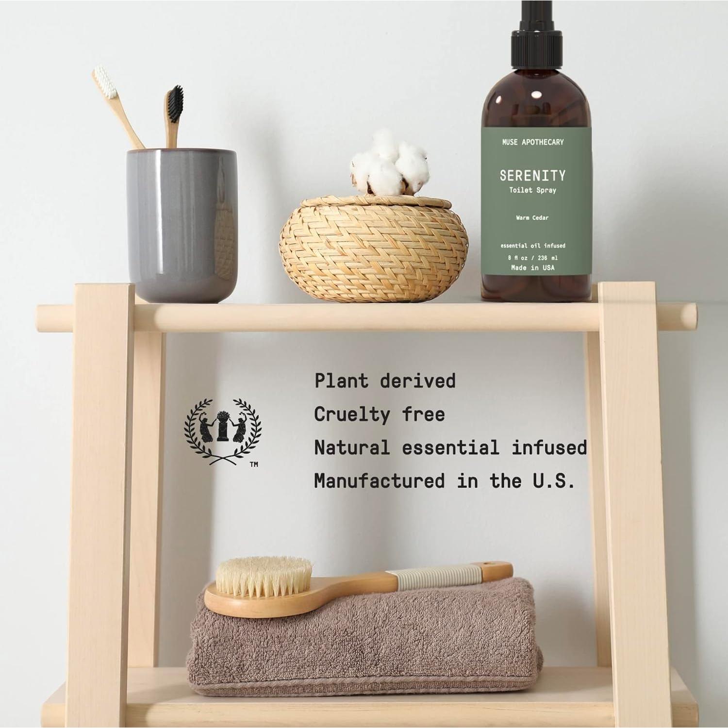 Ritual de Inodoro Muse Apothecary - Spray Aromático 8 oz - Pack de 3