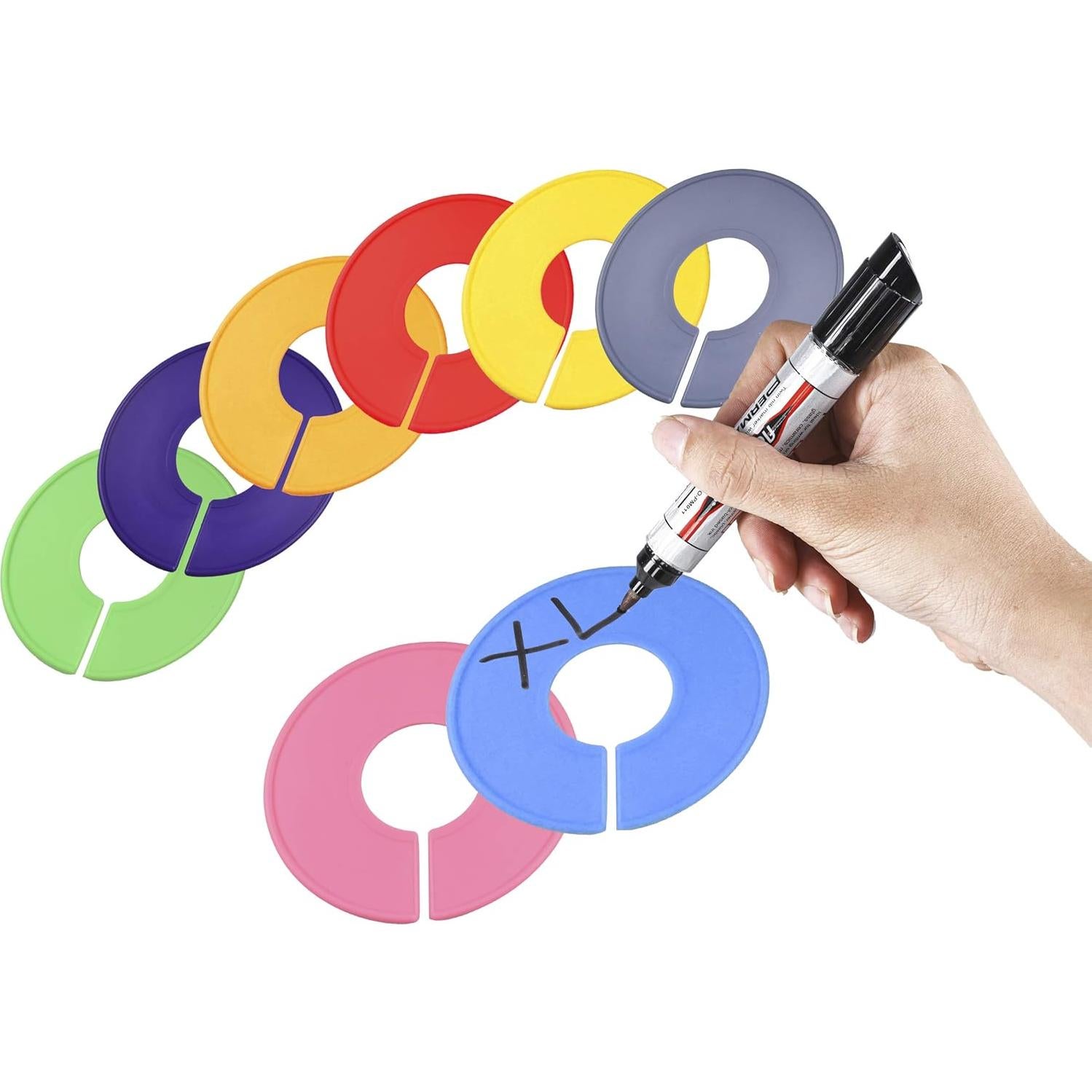 Divisores de Closet AMT 20 Piezas Redondos con Marcador