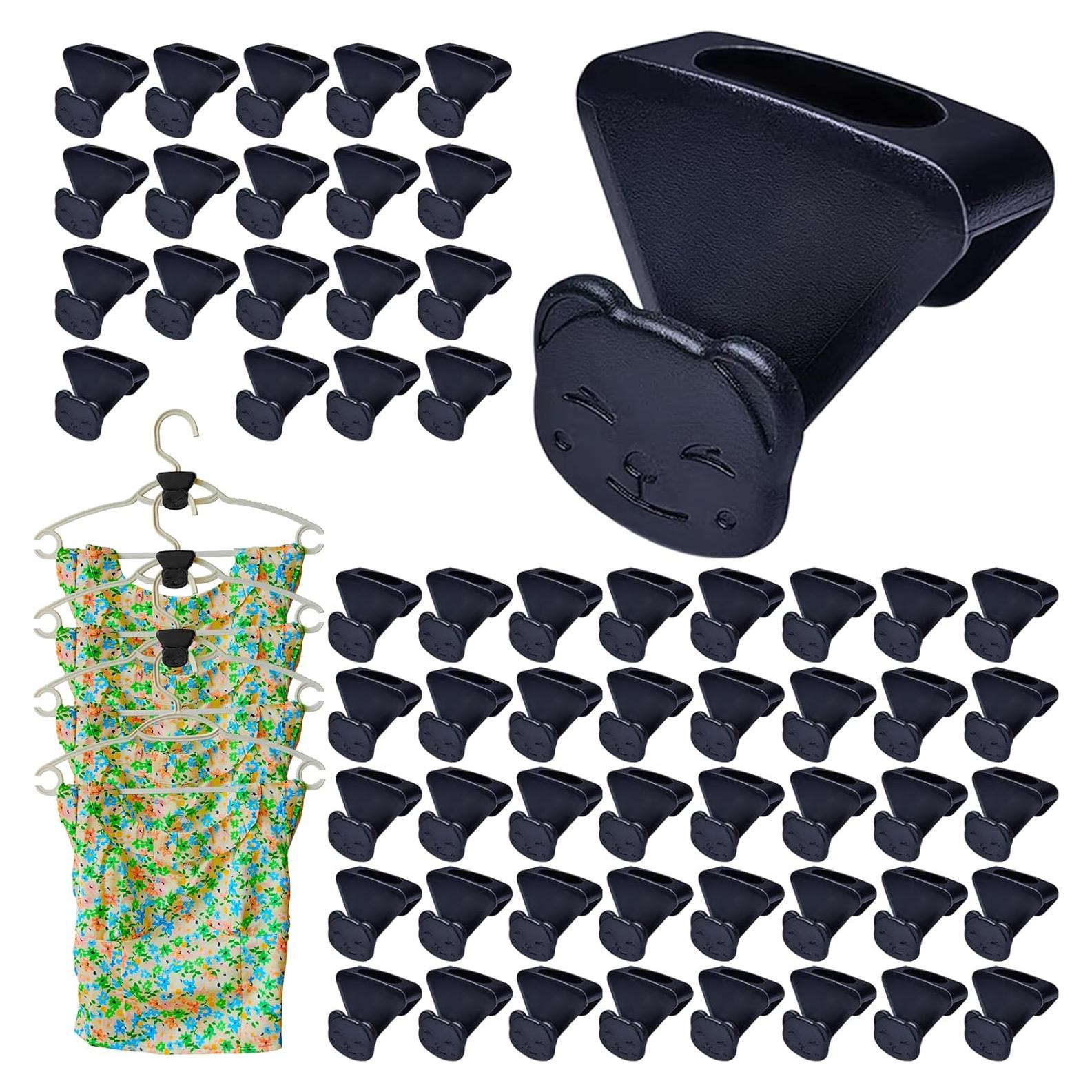 Ganchos Conectores para Perchas XIWUMOER 60PCS Ahorra Espacio