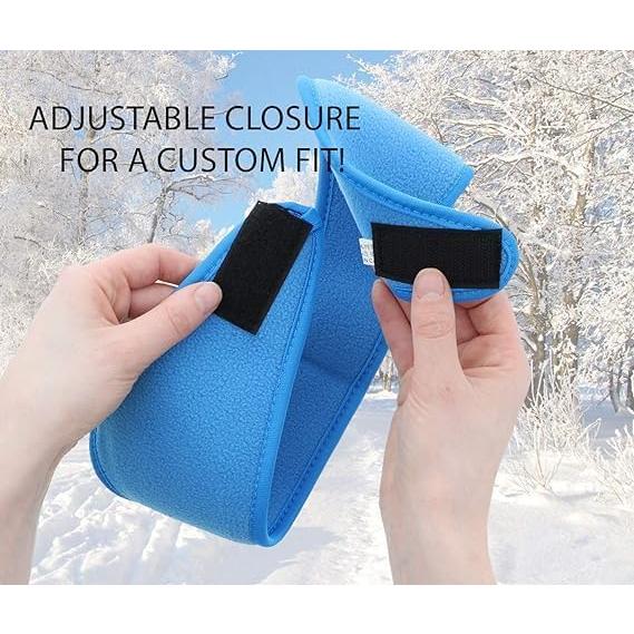 Cubreorejas de Forro Polar Motique Unisex - Color Negro