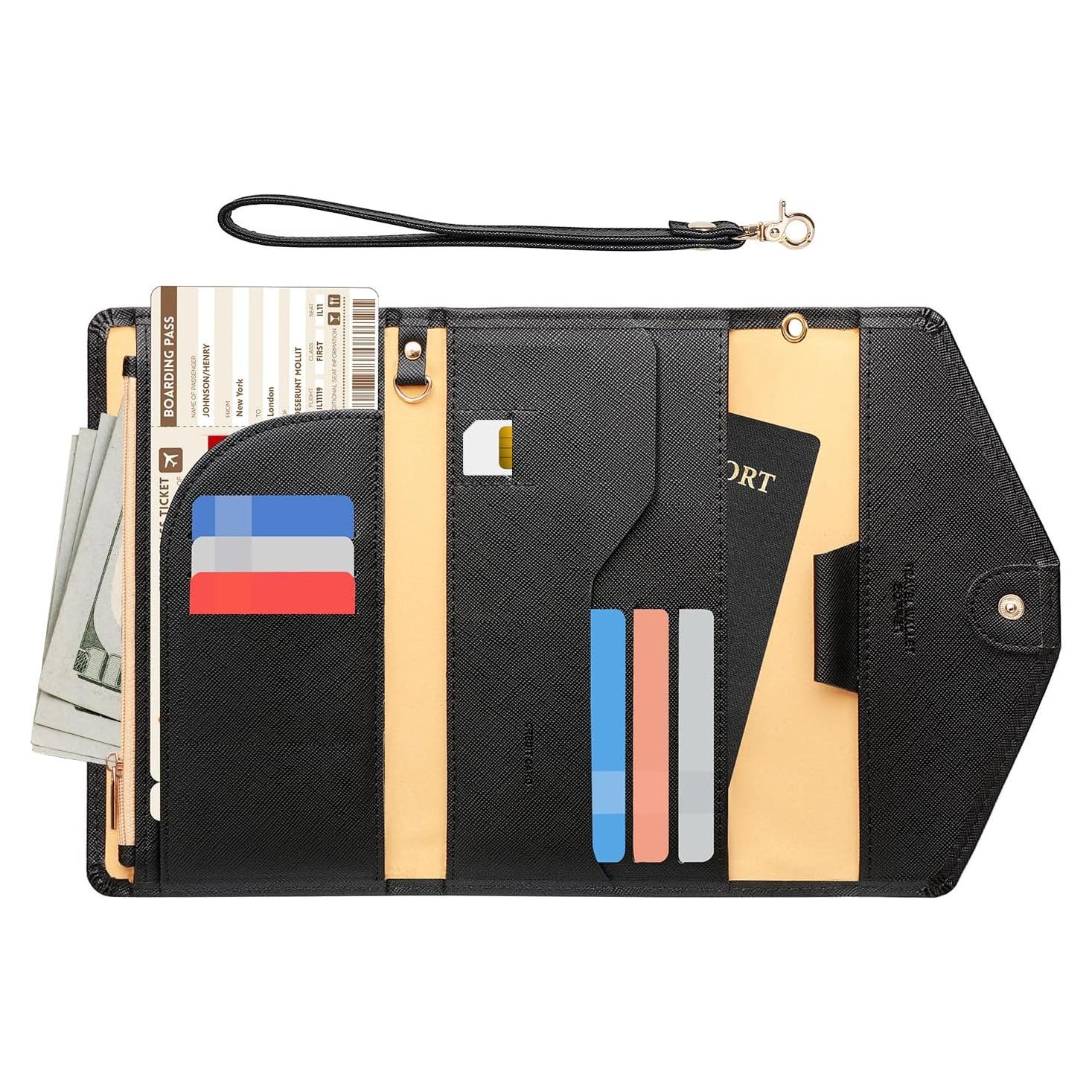 Portafolios de Pasaporte Zoppen Ver.5 Mujer con Bloqueo RFID