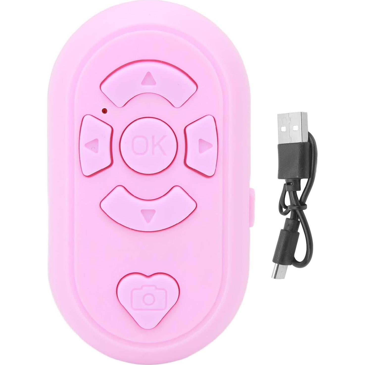 Control Remoto Selfie Doumsic BT4.0 Carga Tipo C Rosa